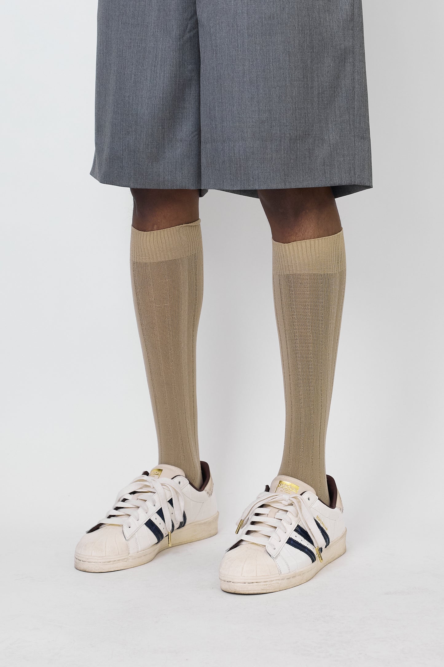 NTRUL KNIT SOCKS BEIGE