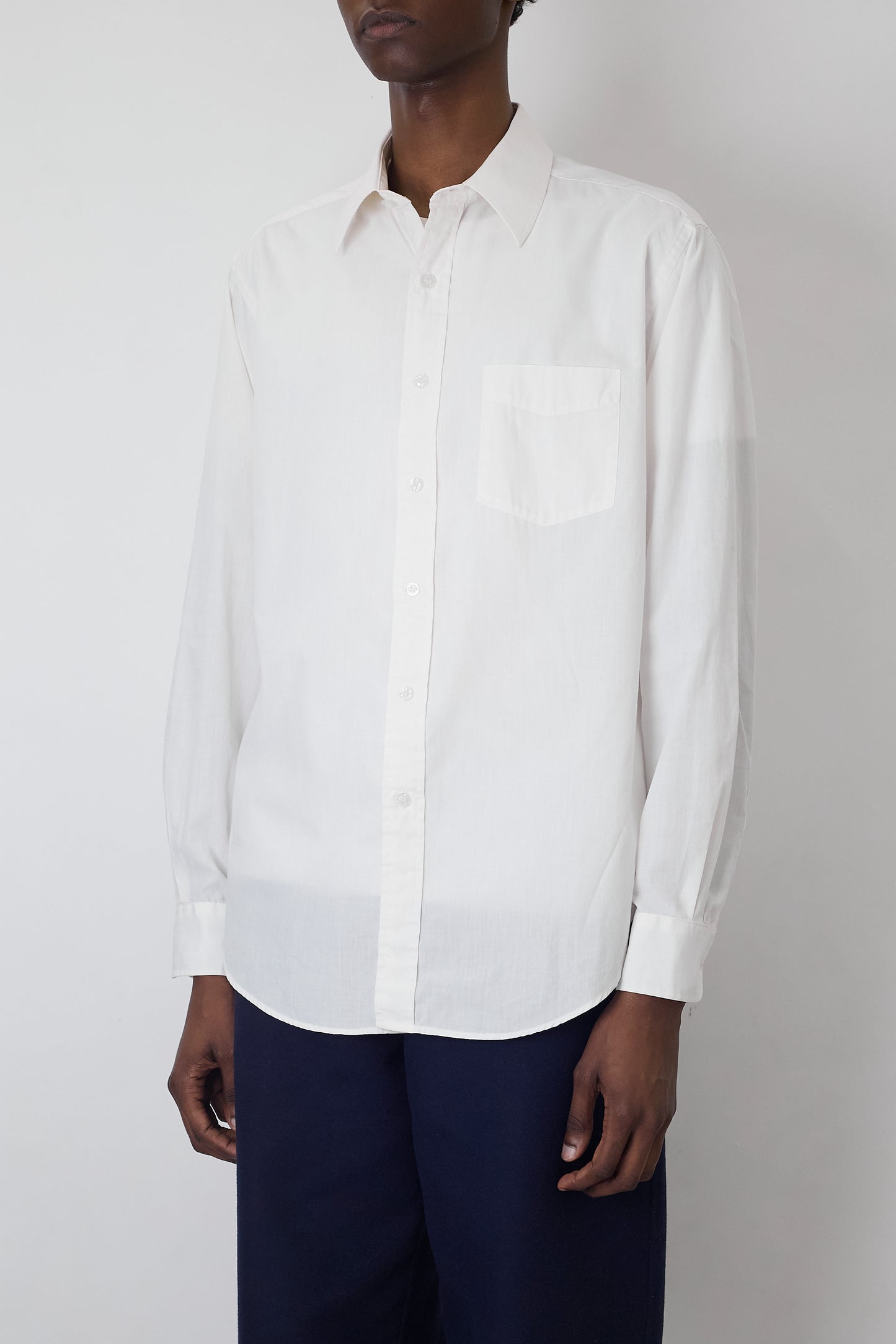 ERMENEGILDO ZEGNA BY NEIMAN MARCUS WHITE CLASSIC SHIRT MADE IN ITALY