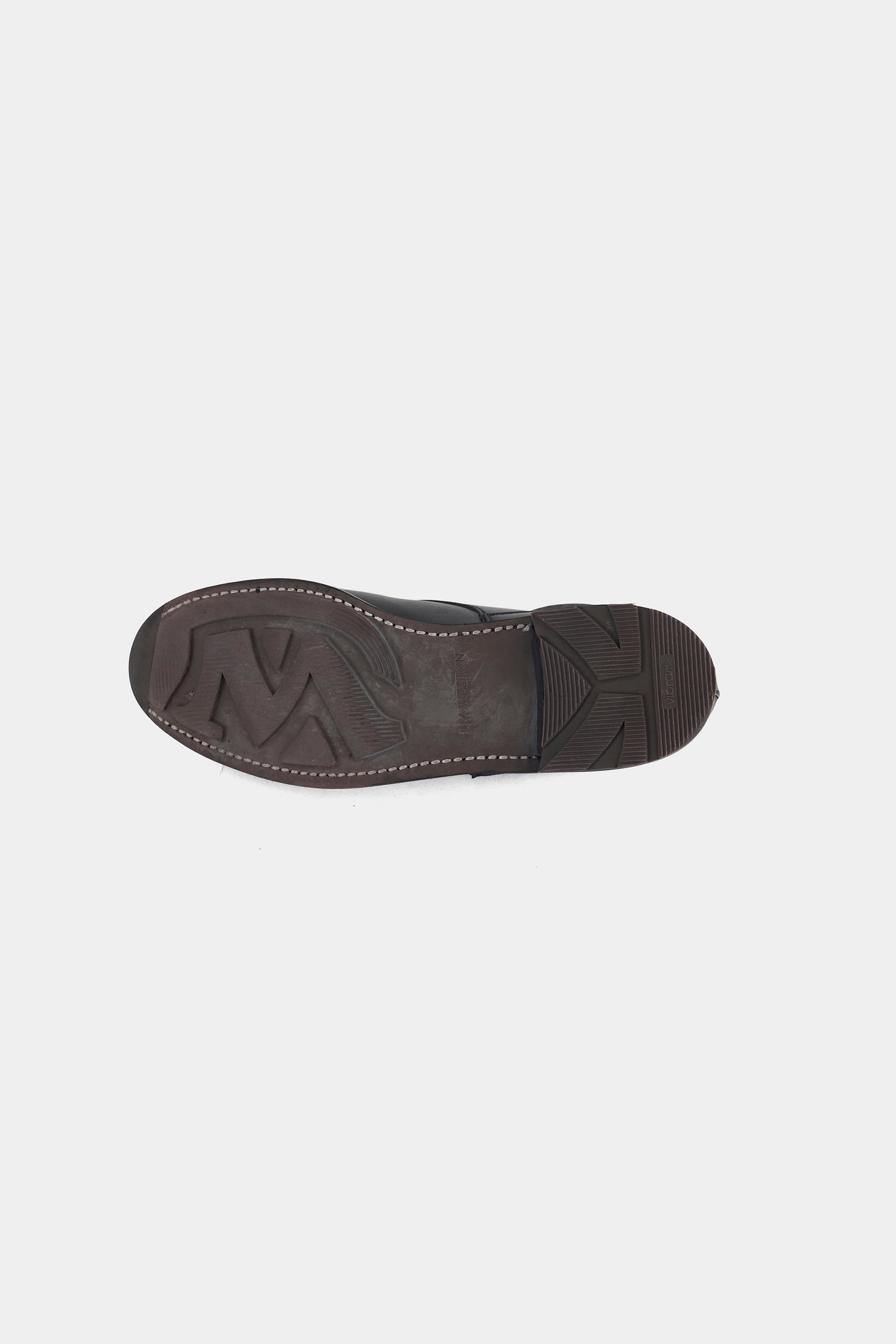 J.M. WESTON BLACK LEATHER SHOES MADE IN FRANCE