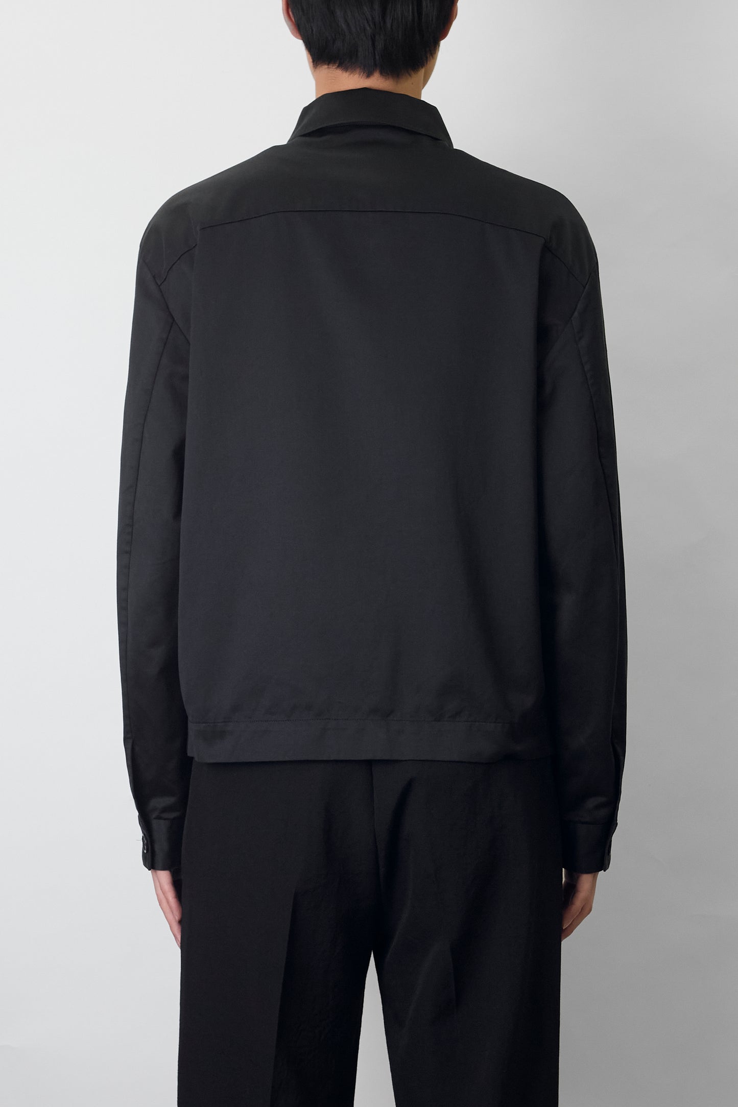 HELMUT LANG BLACK ZIP UP SHORT JACKET MADE IN ITALY