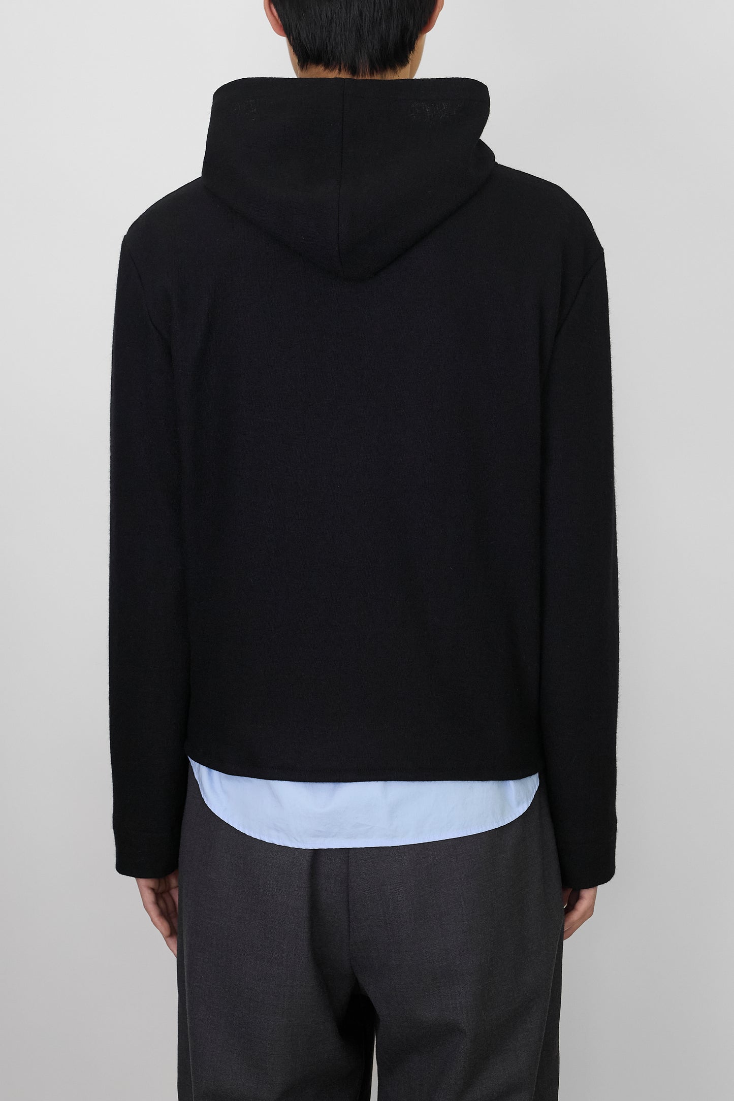 NTRUL MODERN KNIT HOODIE BLACK