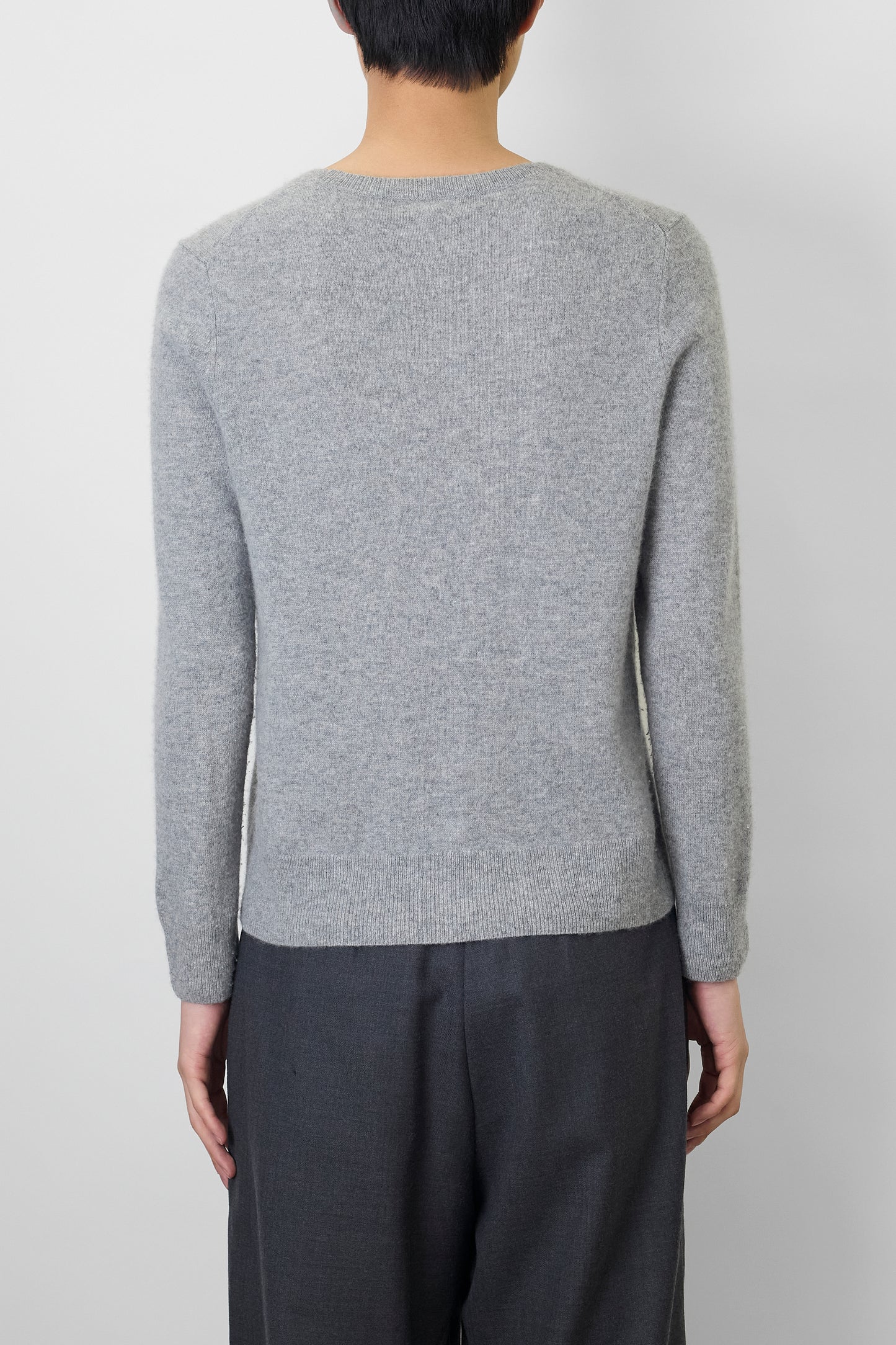 VINTAGE LIGHT GRAY CASHMERE KNIT