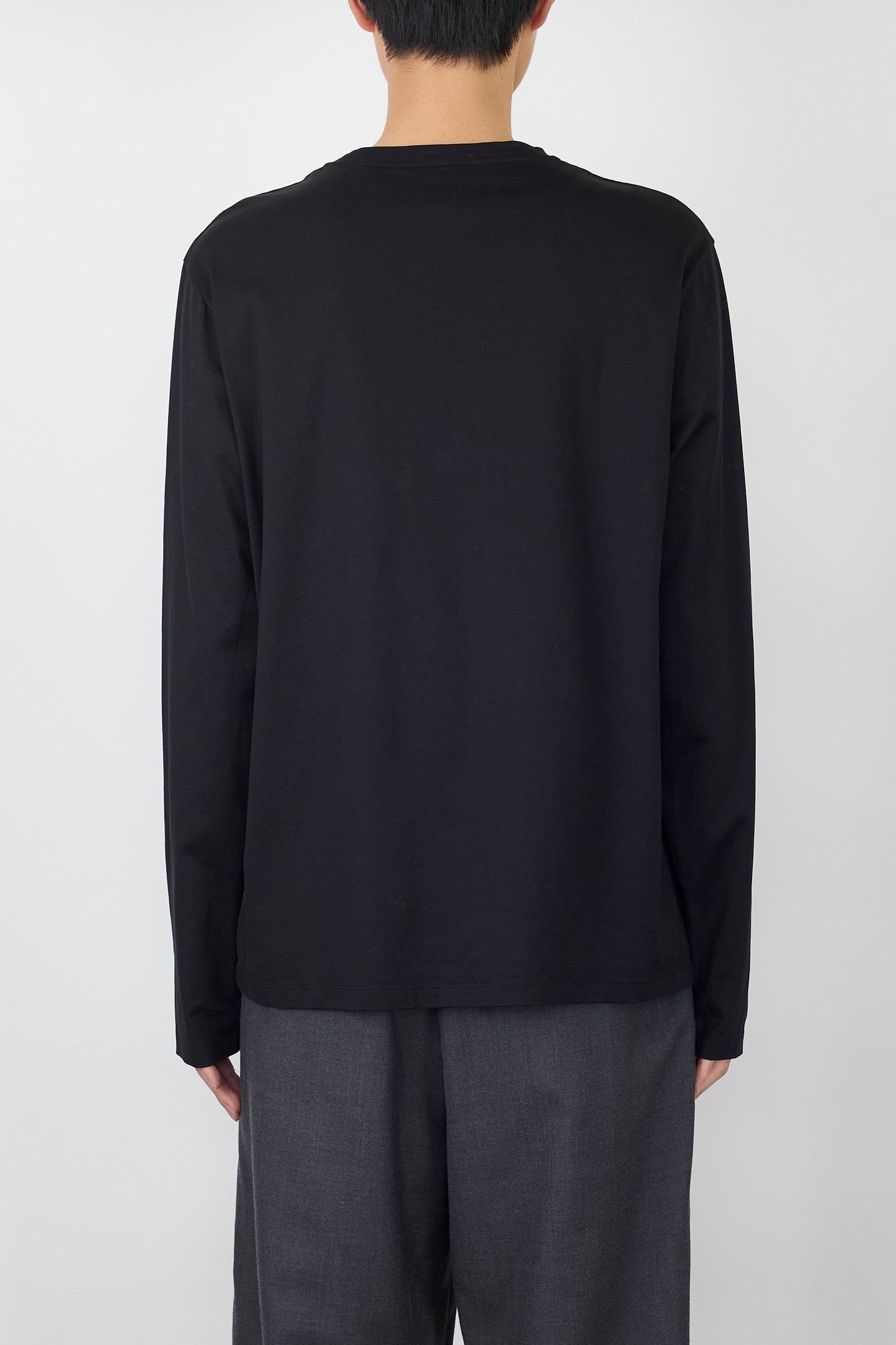 PRADA BLACK LONG SLEEVE SHIRT MADE IN ROMANIA