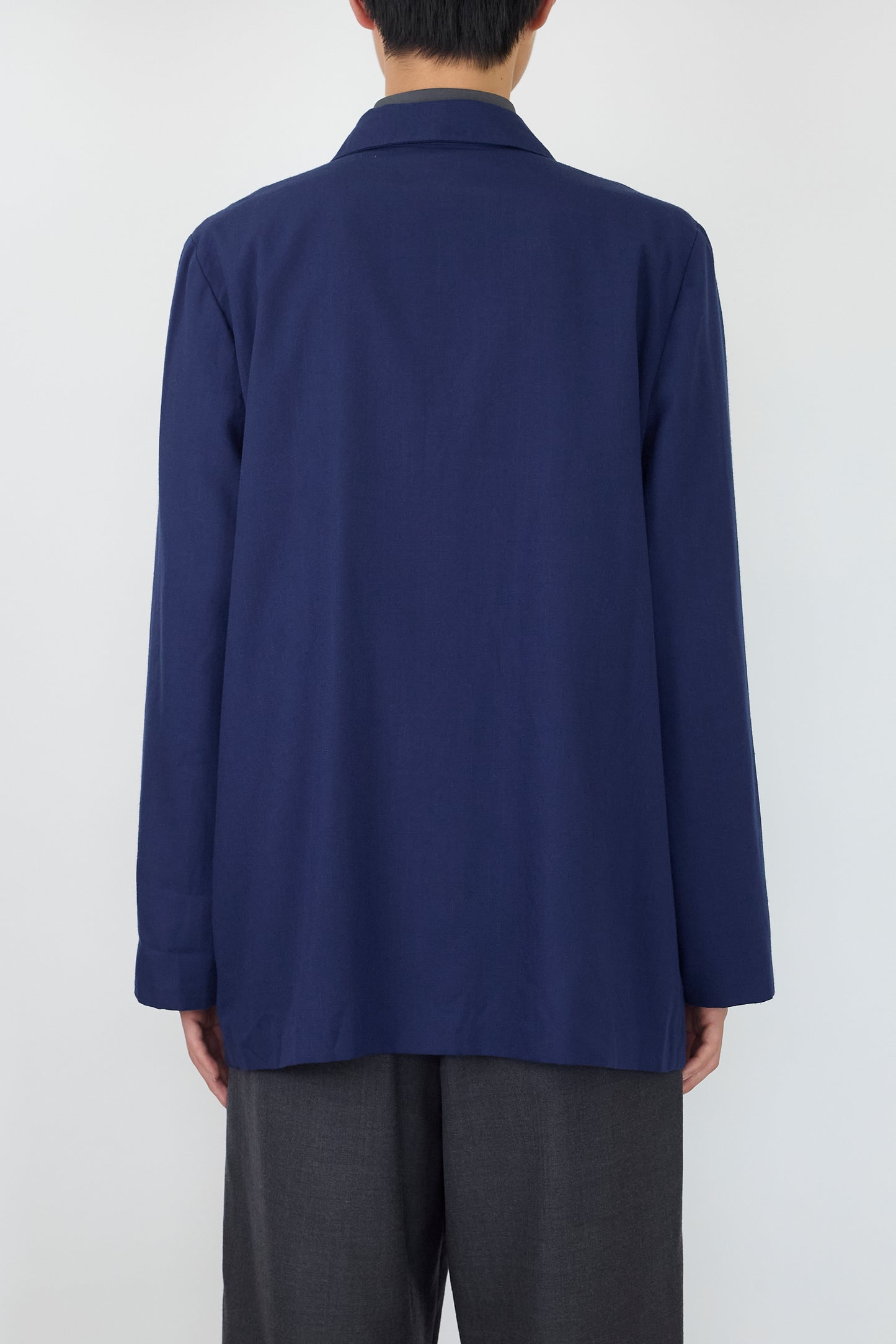 VINTAGE NAVY EASY TAILORED JACKET