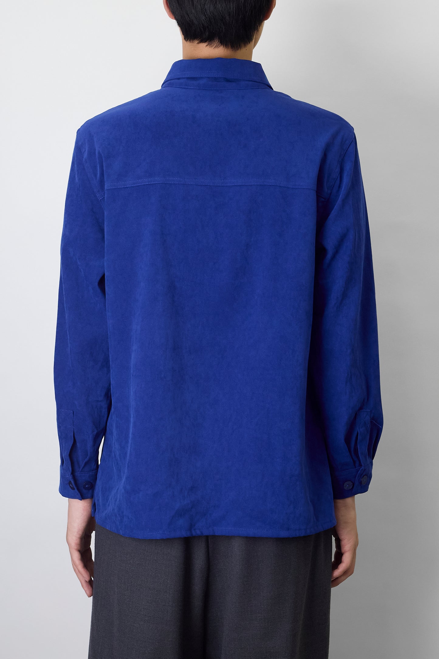 VINTAGE BLUE SHORT SHIRT JACKET