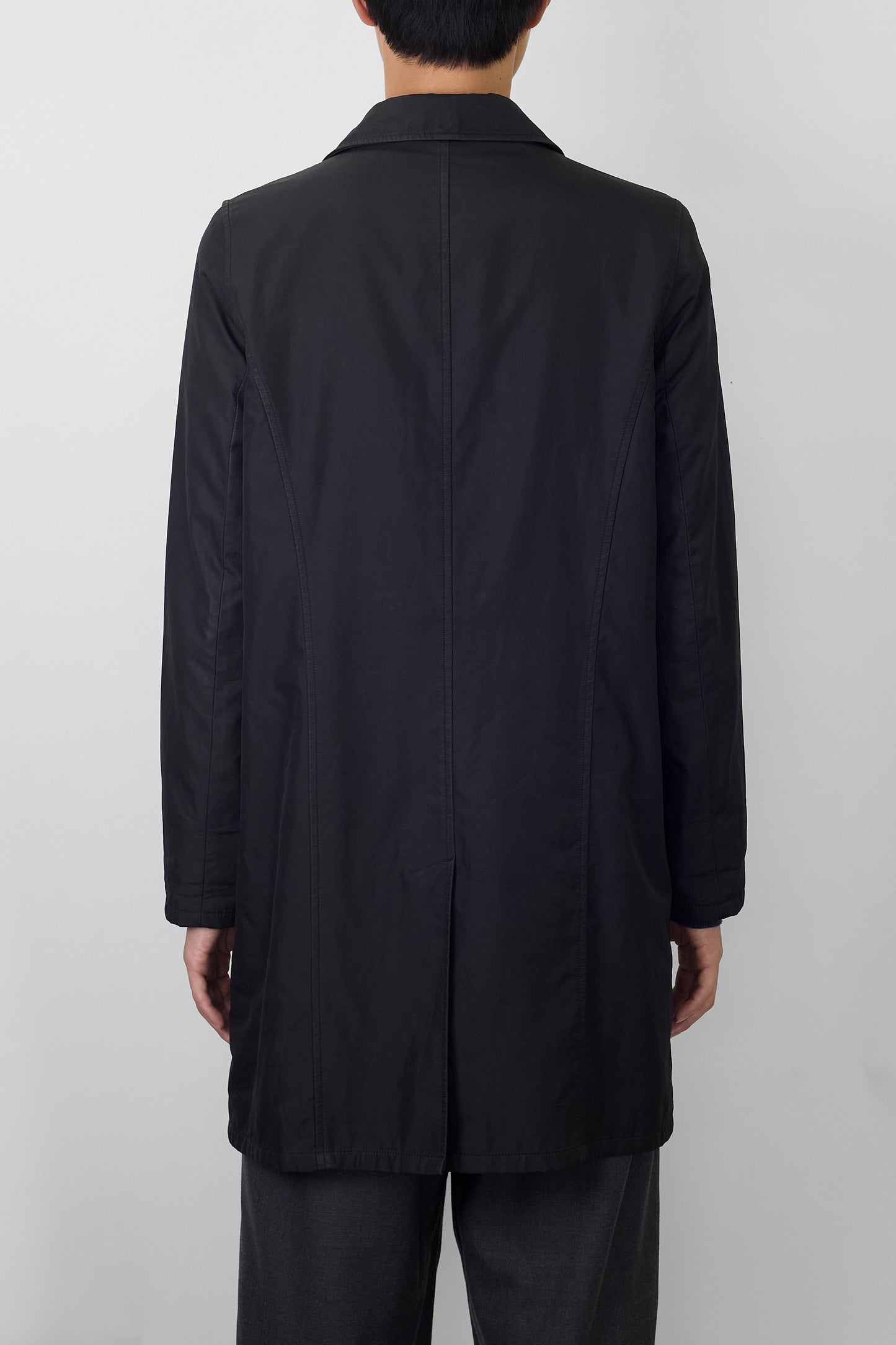 OLD NAVY BLACK TECH HALF COAT