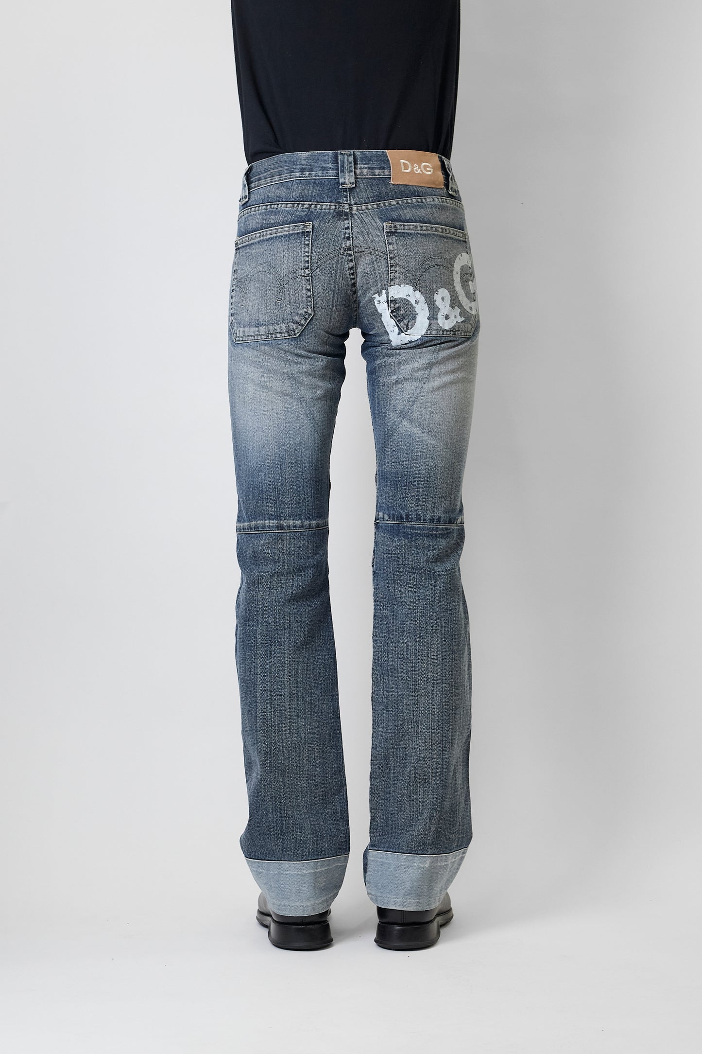 DOLCE&GABBANA BLUE DENIM SKINNY PANTS MADE IN ITALY