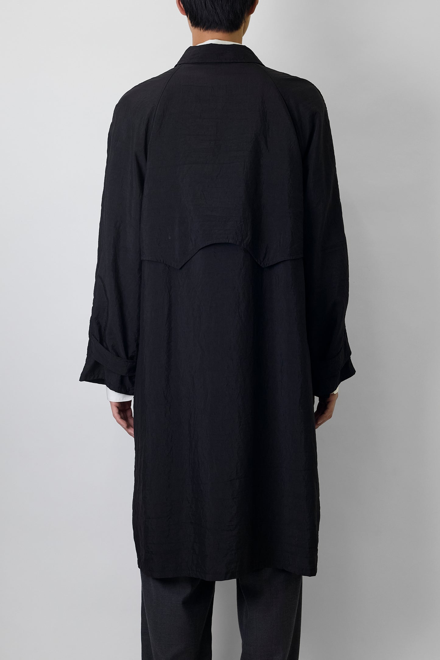 VINTAGE BLACK SUMMER LONG COAT