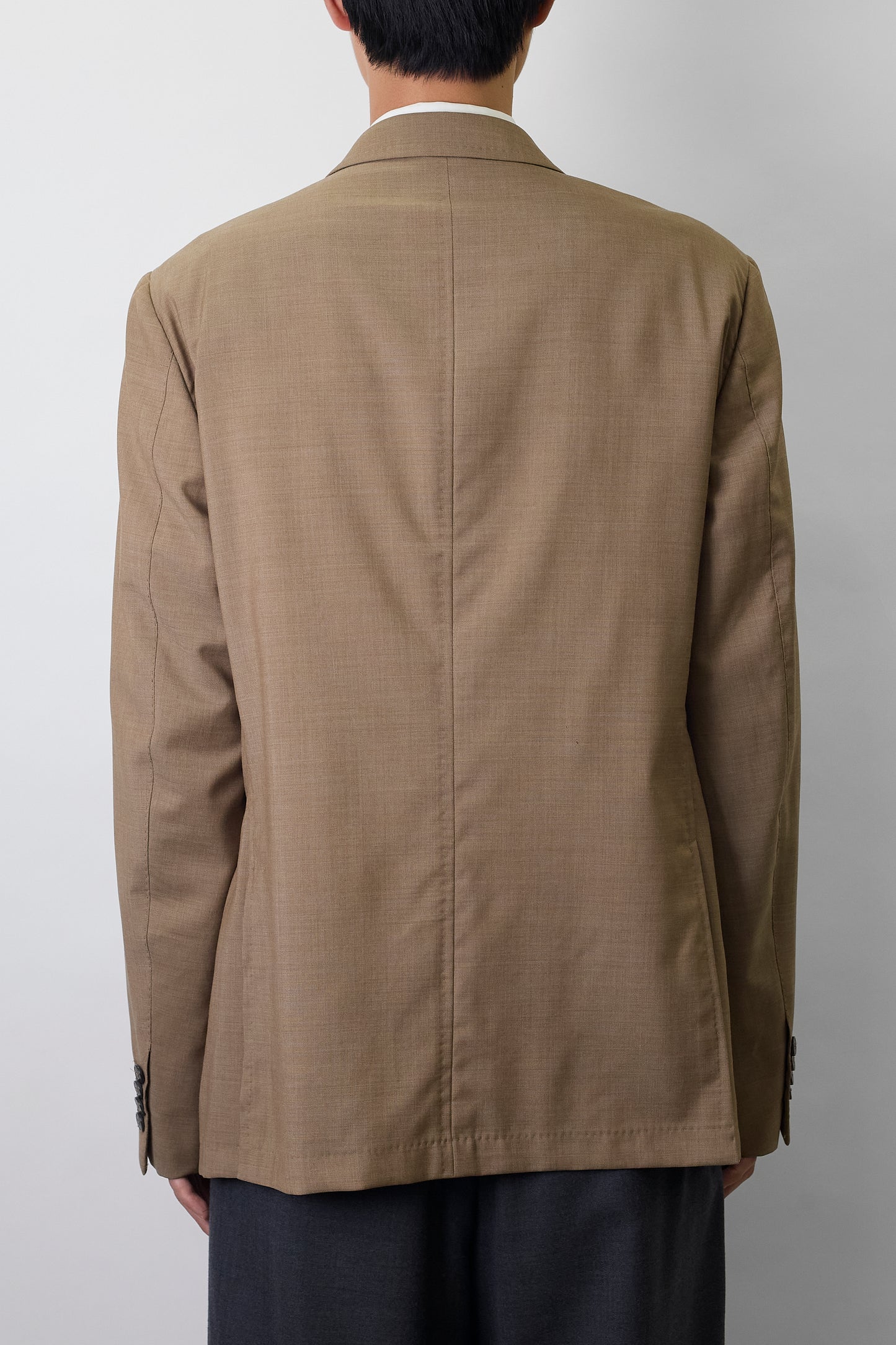 LAB PAL ZILERI BEIGE WOOL TAILORED JACKET MADE IN ROMANIA