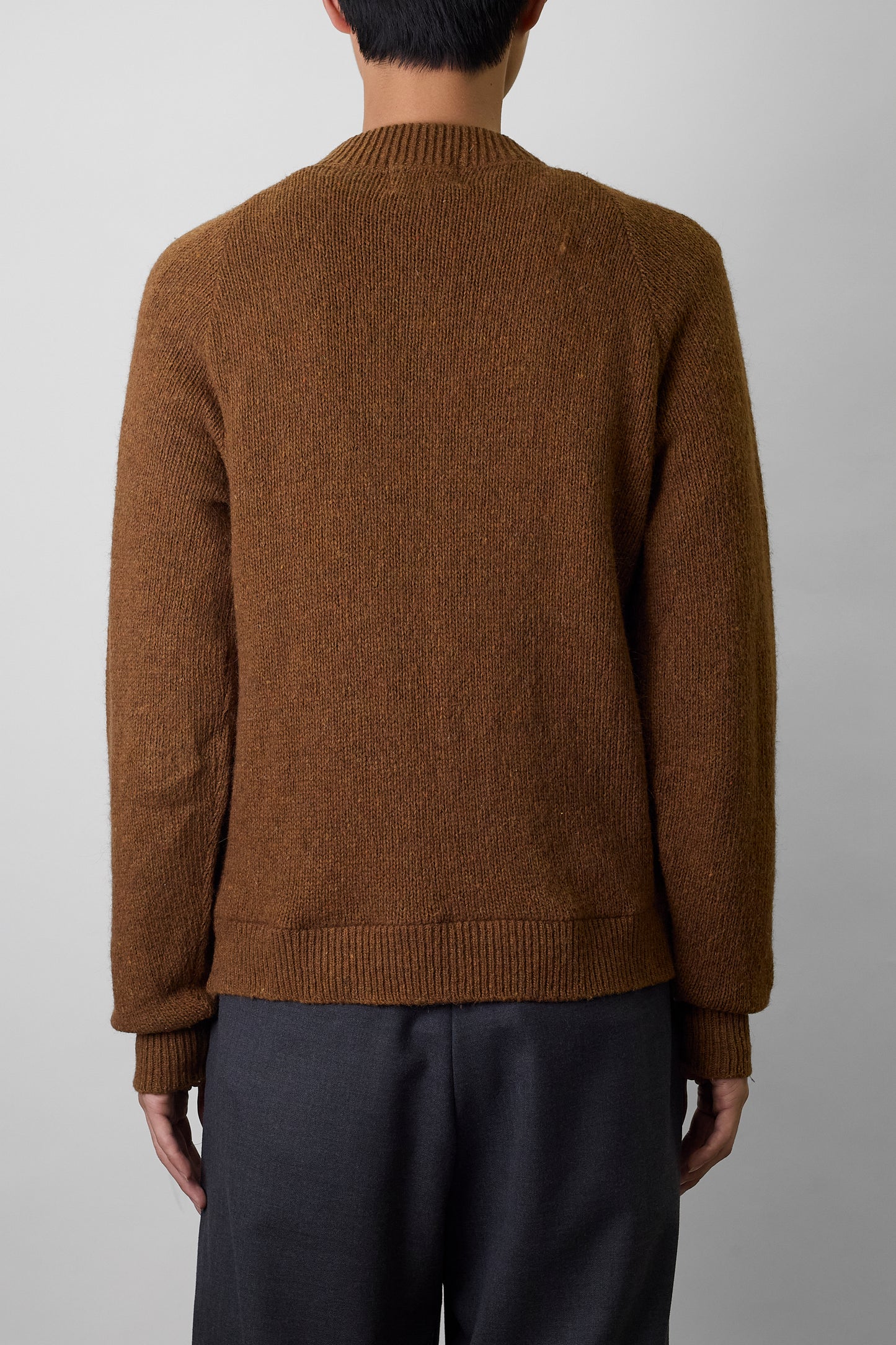 PANKER BEIGE WOOL LEATHER KNIT MADE IN ITALY