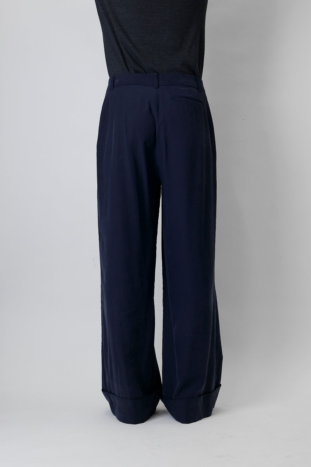 TOMMY HILFIGER NAVY WIDE PANTS