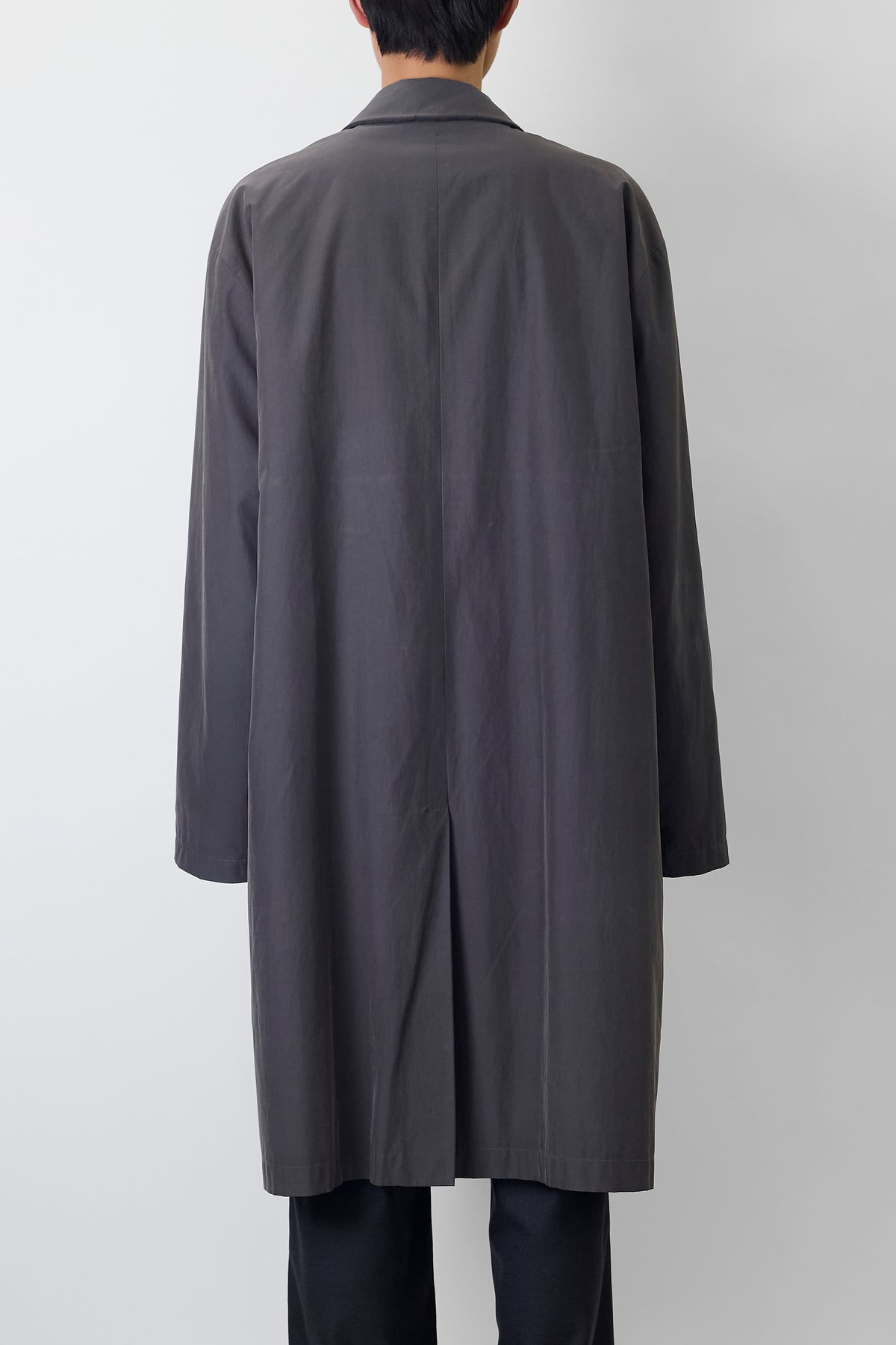 ADOLFO DOMINGUEZ PADDED GRAY LONG COAT MADE IN C.E.E