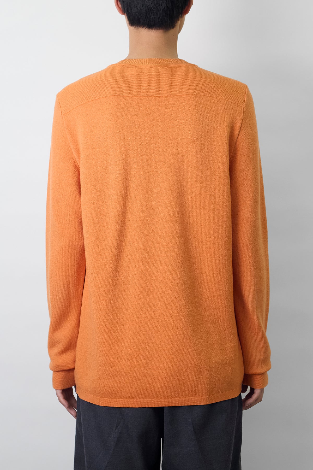 DRIES VAN NOTEM ORANGE WOOL KNIT MADE IN BELGIUM
