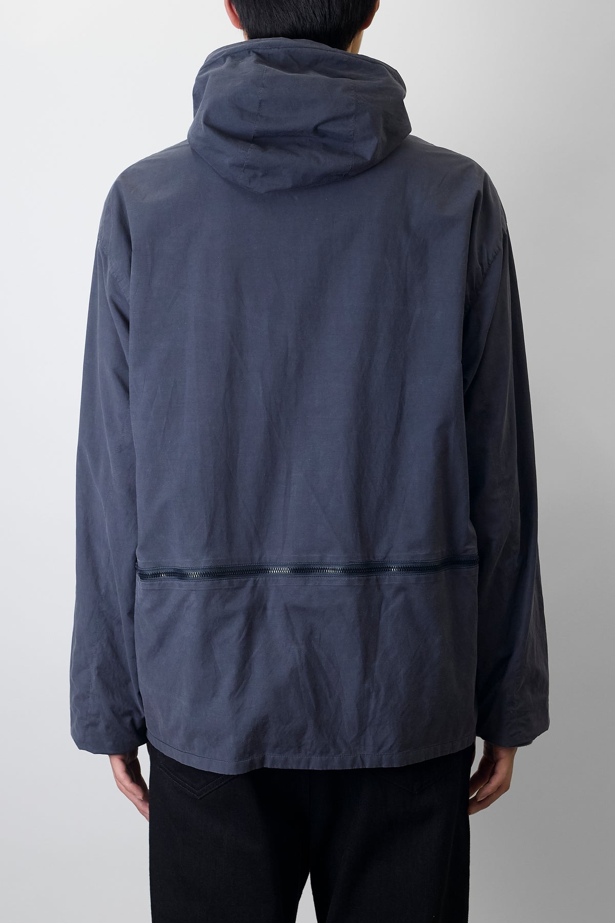 JIL SANDER BY JIL SANDER DESIGNED NAVY ZIP UP HOODIE MADE IN ITALY