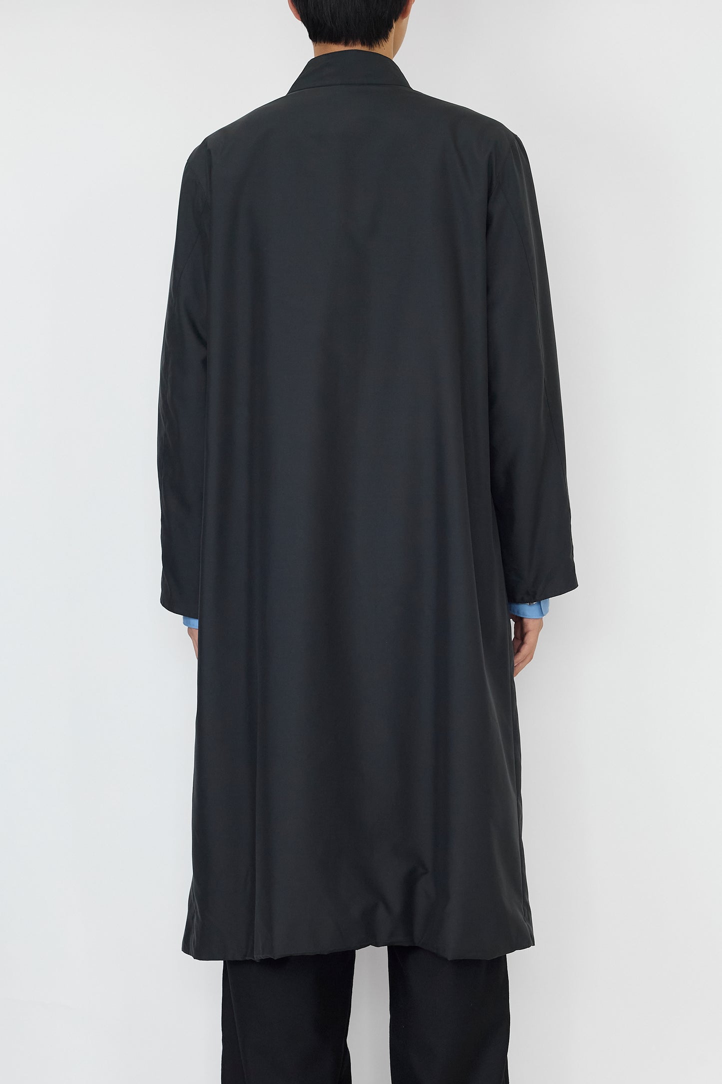 BURBERRY BLACK LONG COAT MADE IN SPAIN