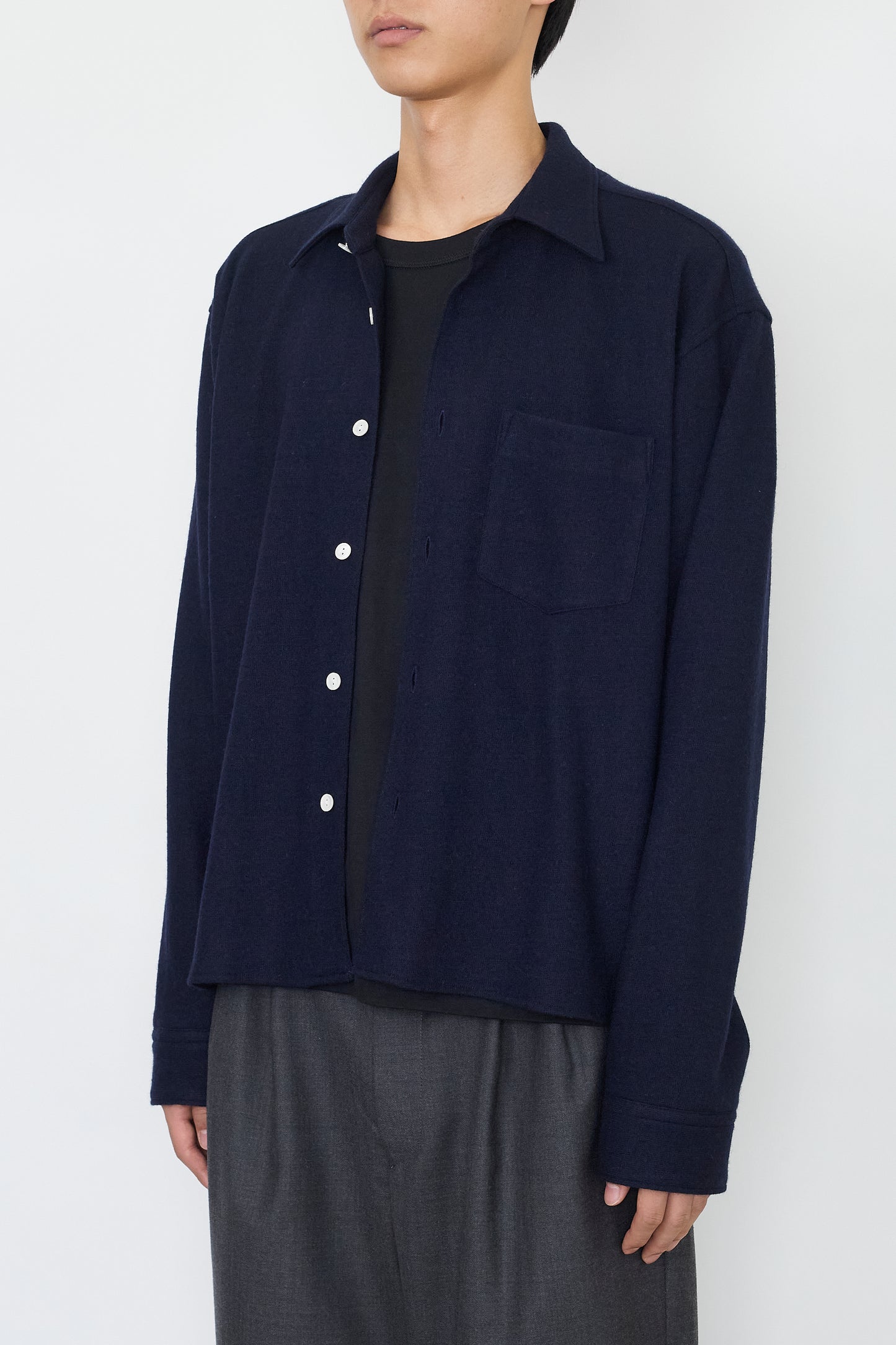 NTRUL CLASSIC KNIT SHIRT NAVY
