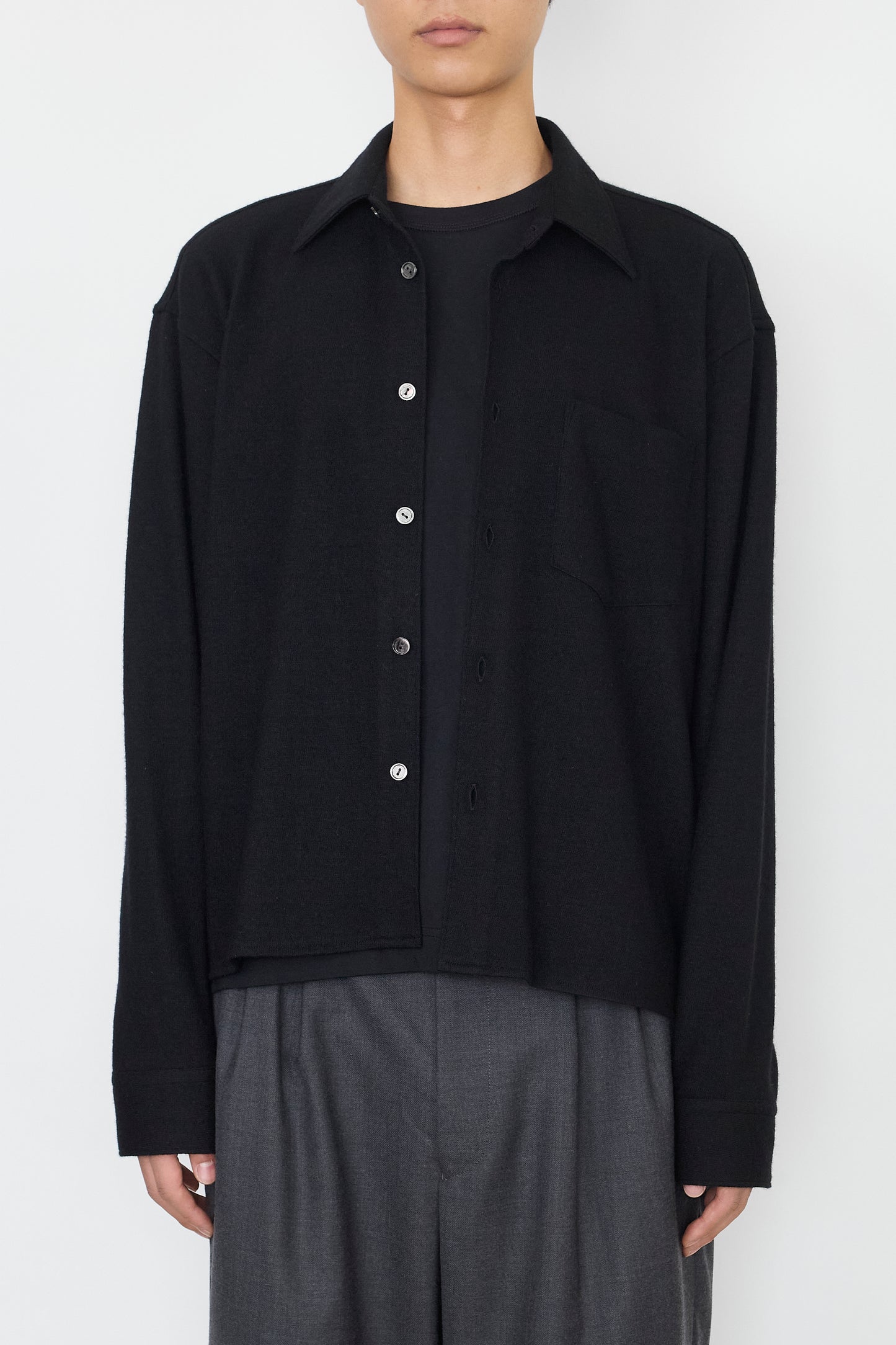 NTRUL CLASSIC KNIT SHIRT BLACK