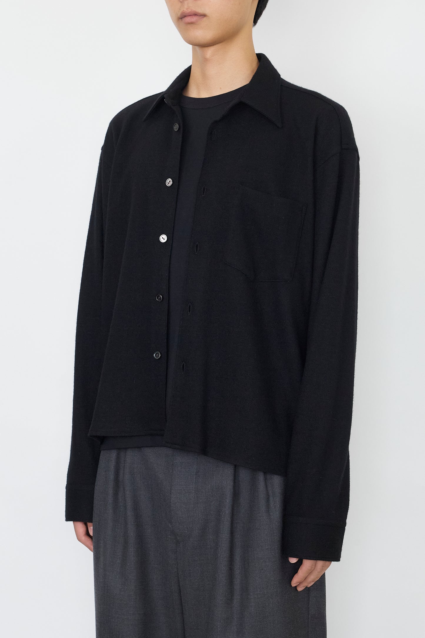 NTRUL CLASSIC KNIT SHIRT BLACK