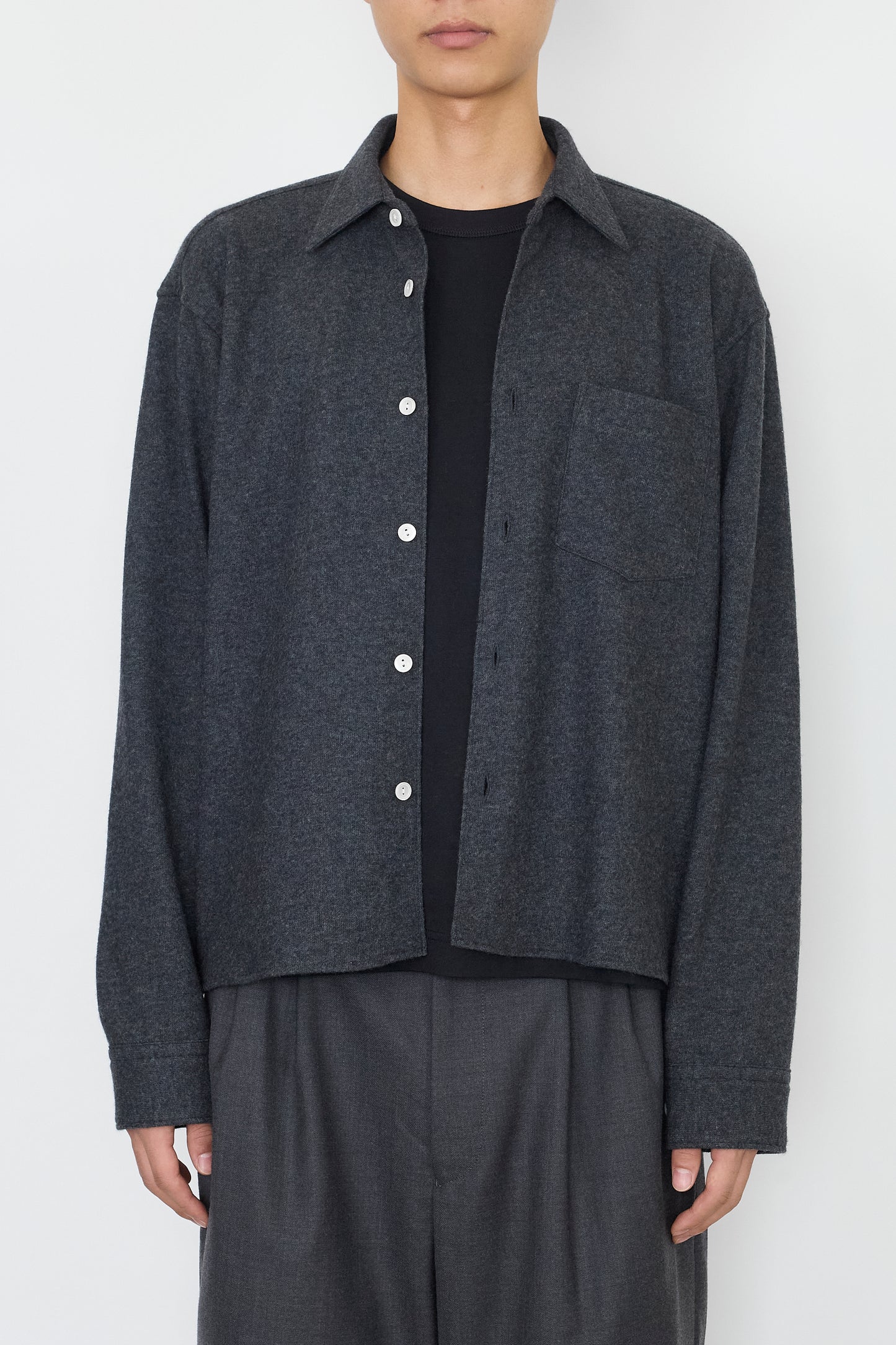 NTRUL CLASSIC KNIT SHIRT GRAY