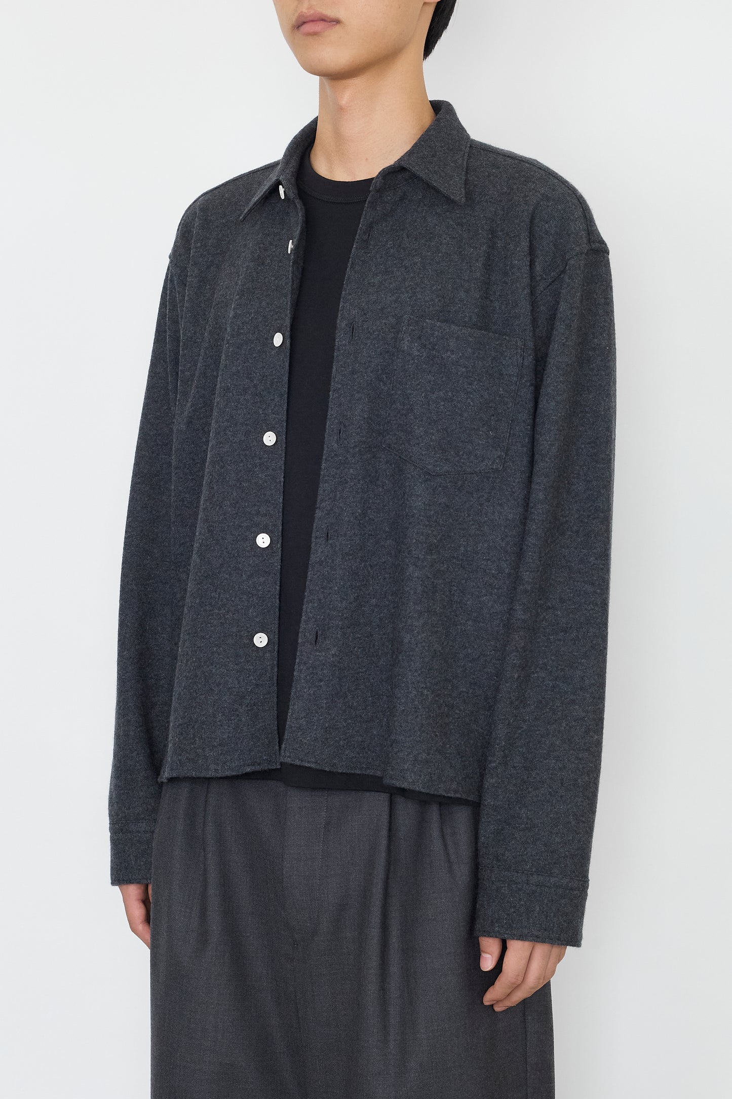 NTRUL CLASSIC KNIT SHIRT GRAY