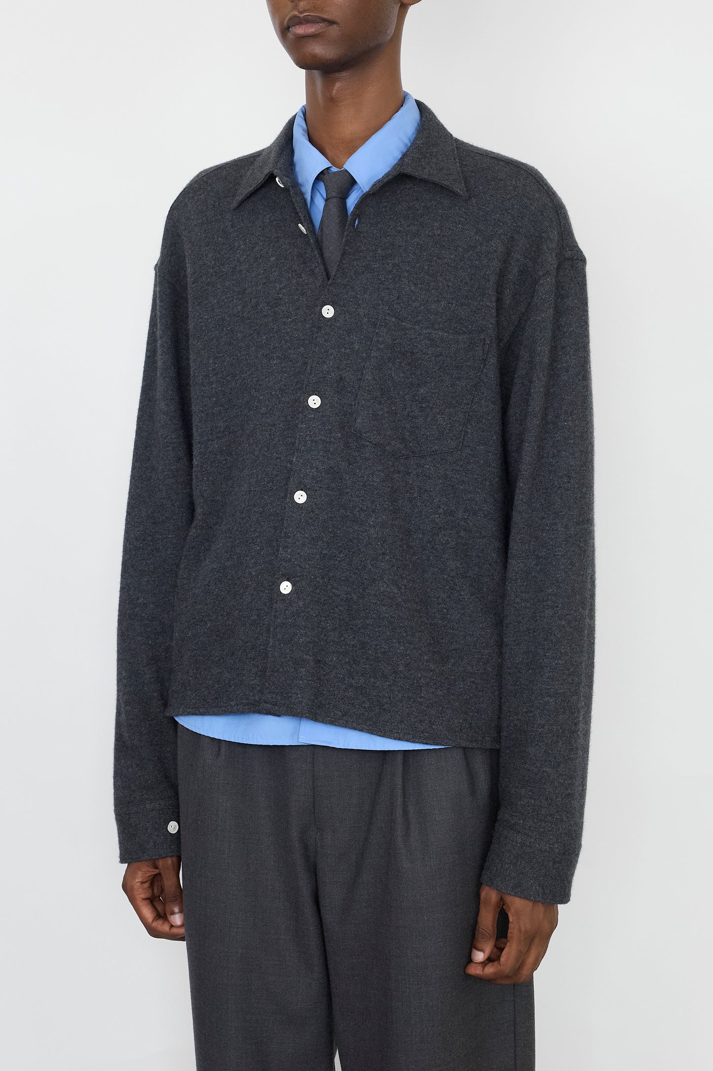 NTRUL CLASSIC KNIT SHIRT GRAY