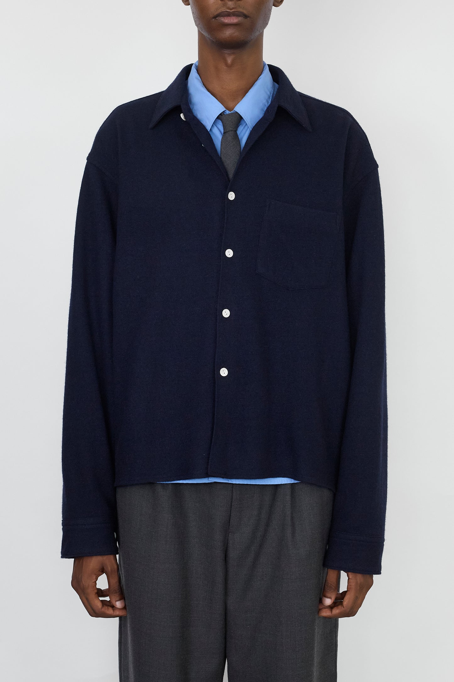 NTRUL CLASSIC KNIT SHIRT NAVY