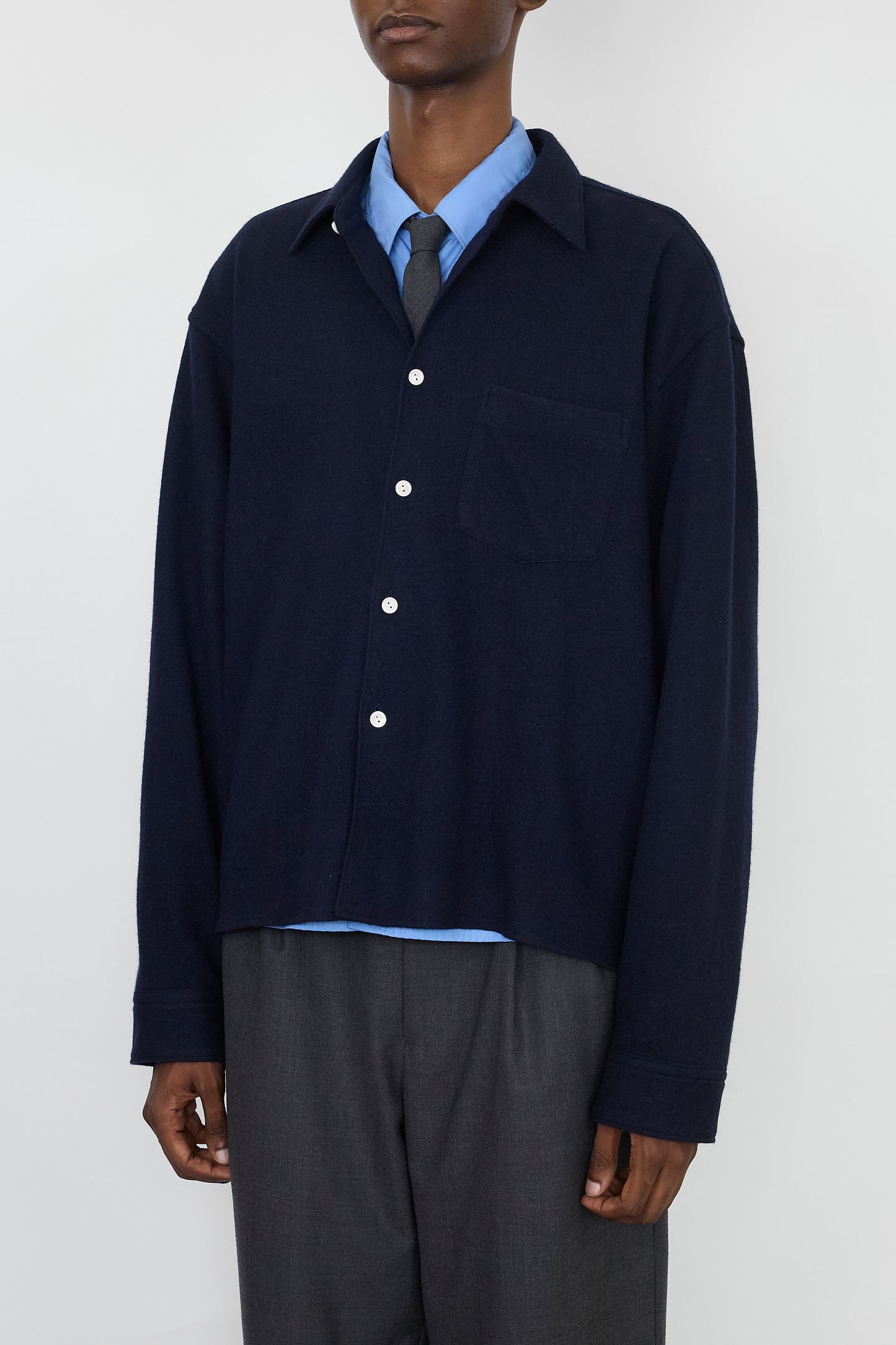 NTRUL CLASSIC KNIT SHIRT NAVY