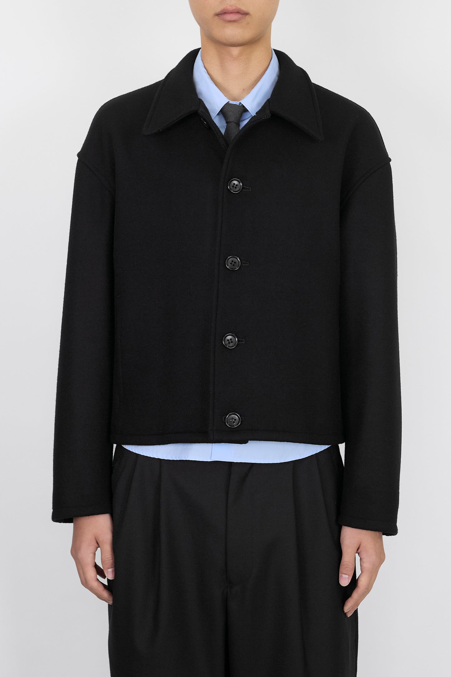NTRUL CLASSIC MELTON JACKET BLACK