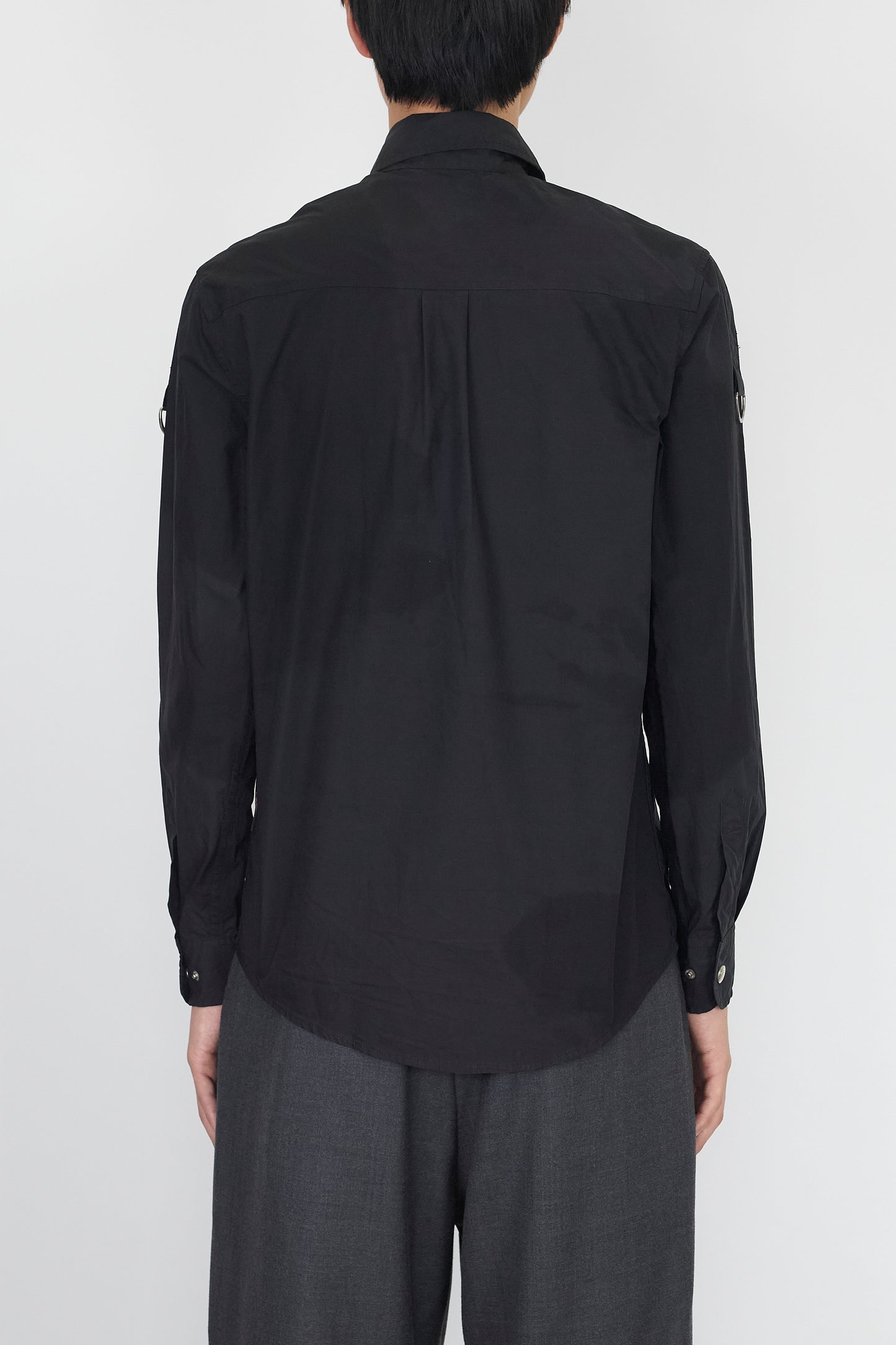 M'RODE PARIS DESIGNED BLACK COTTON SHIRT