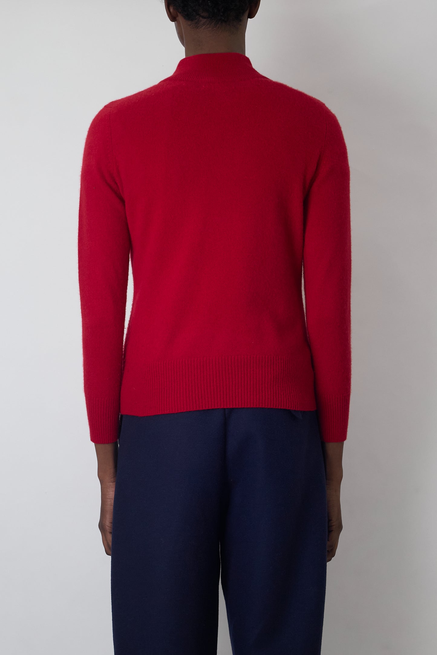 VINTAGE RED CASHMERE KNIT