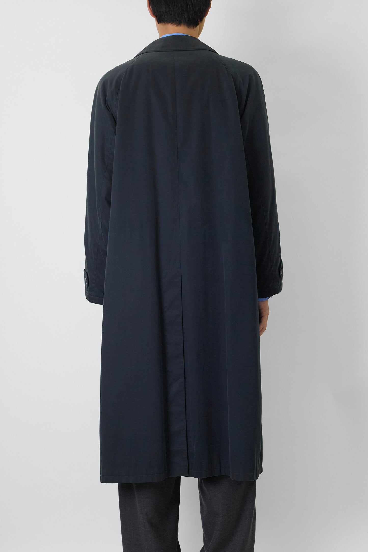 GIORGIO ARMANI NAVY LONG COAT MADE IN ITALY