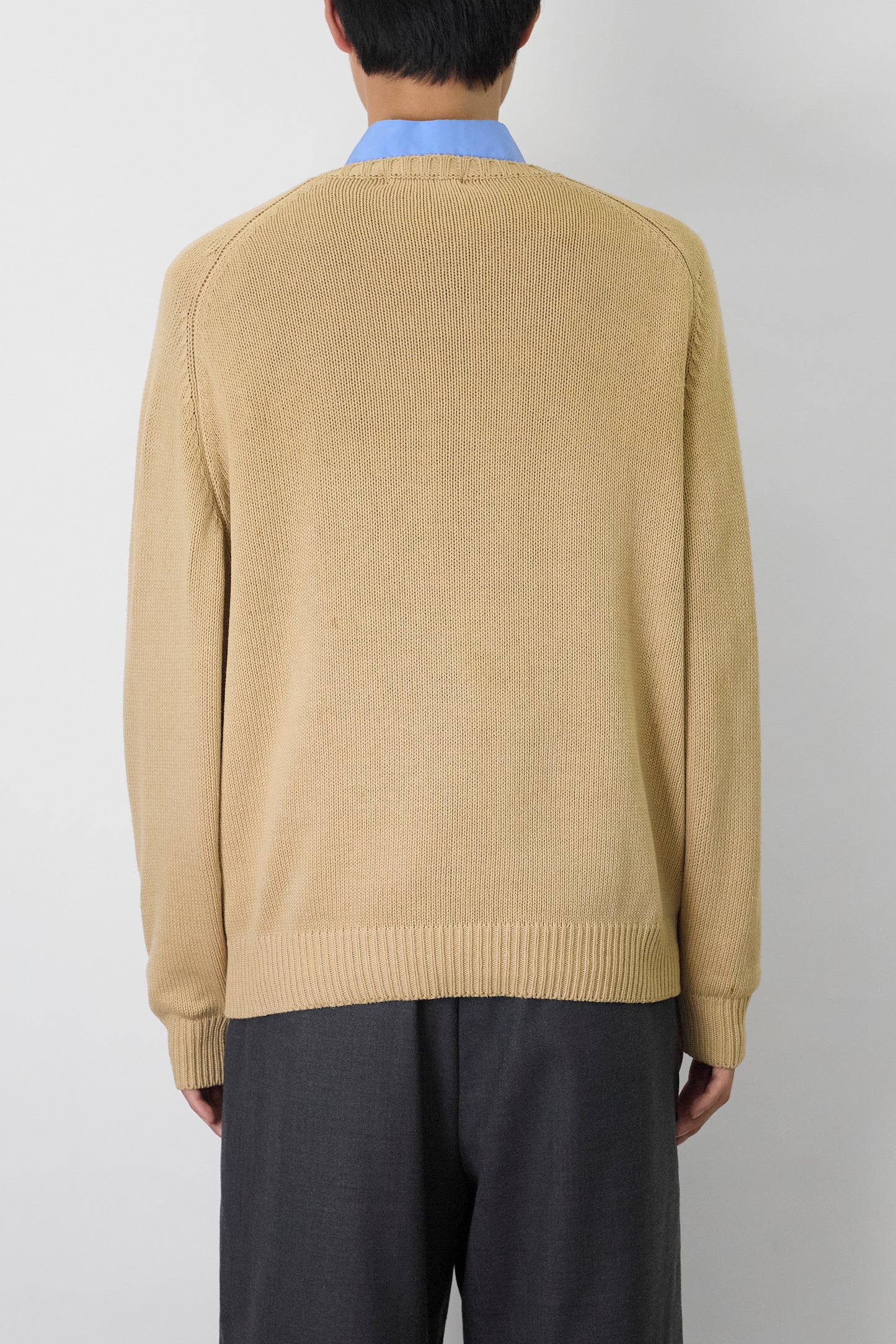 BURBERRY BEIGE COTTON KNIT MADE IN SPAIN