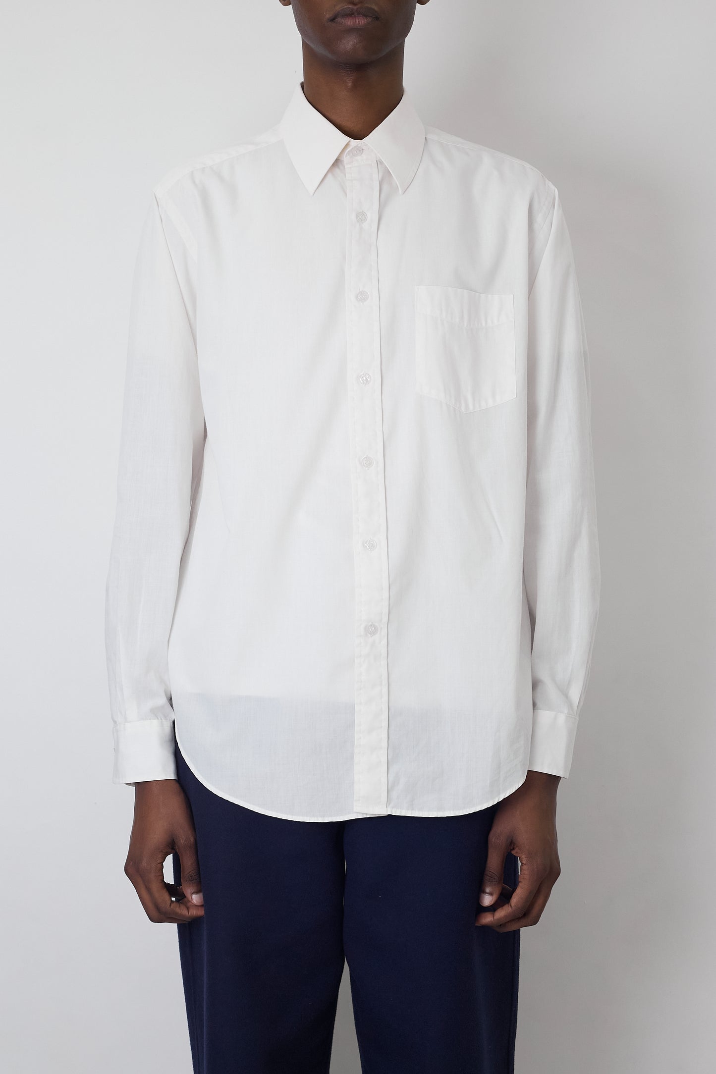 ERMENEGILDO ZEGNA BY NEIMAN MARCUS WHITE CLASSIC SHIRT MADE IN ITALY