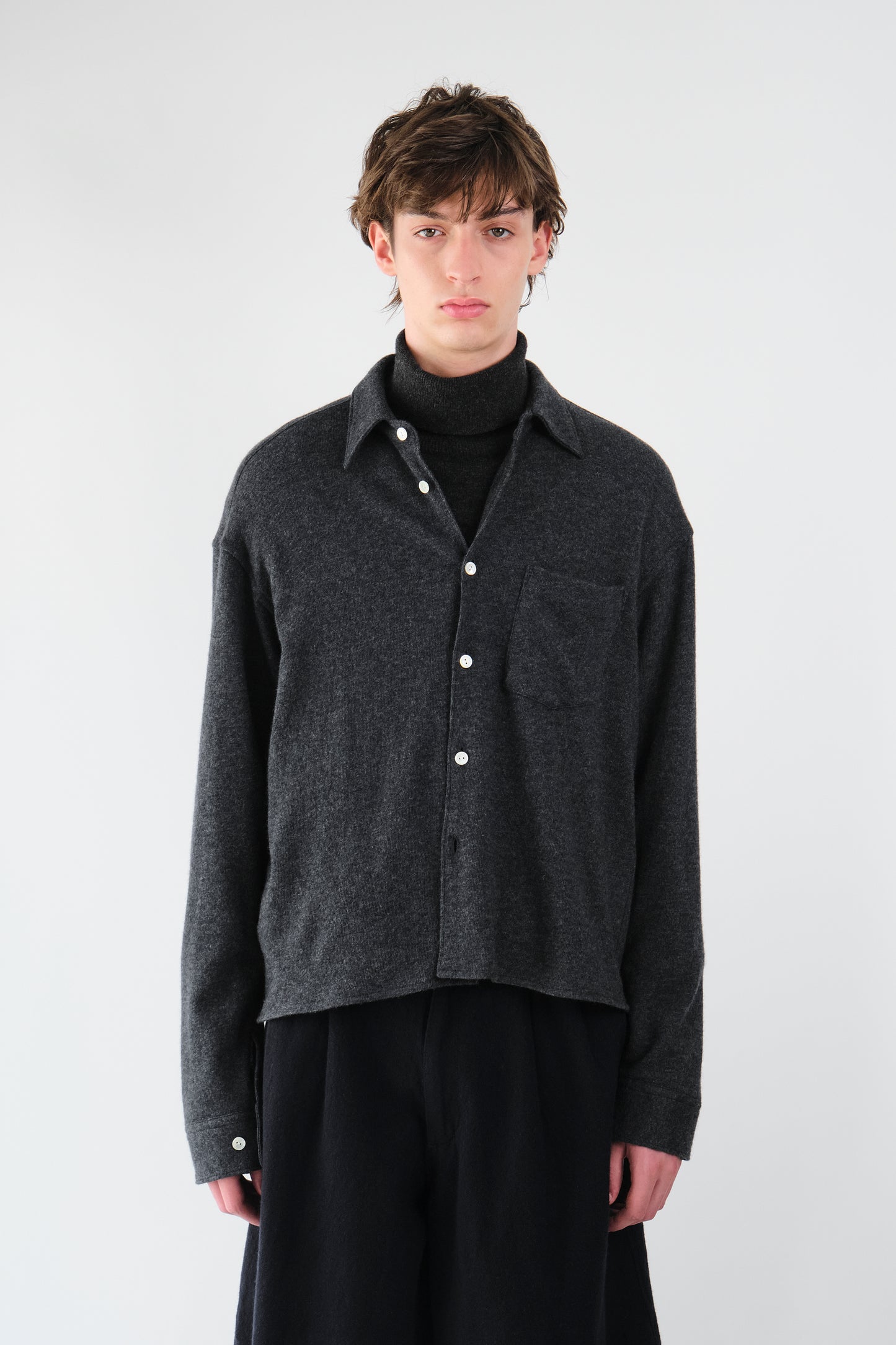 NTRUL CLASSIC KNIT SHIRT GRAY