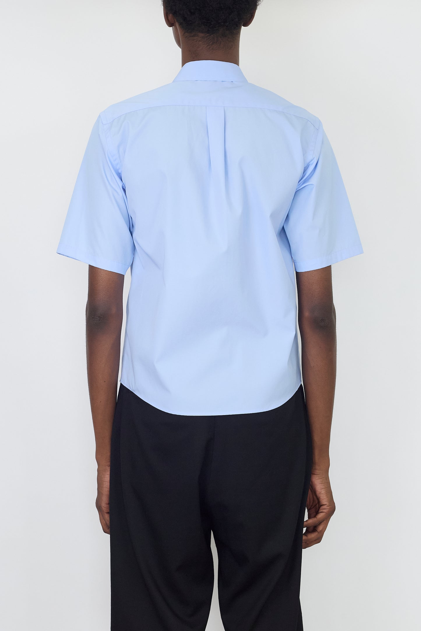 NTRUL SLIM FIT HALF SLEEVE SHIRT LIGHT BLUE