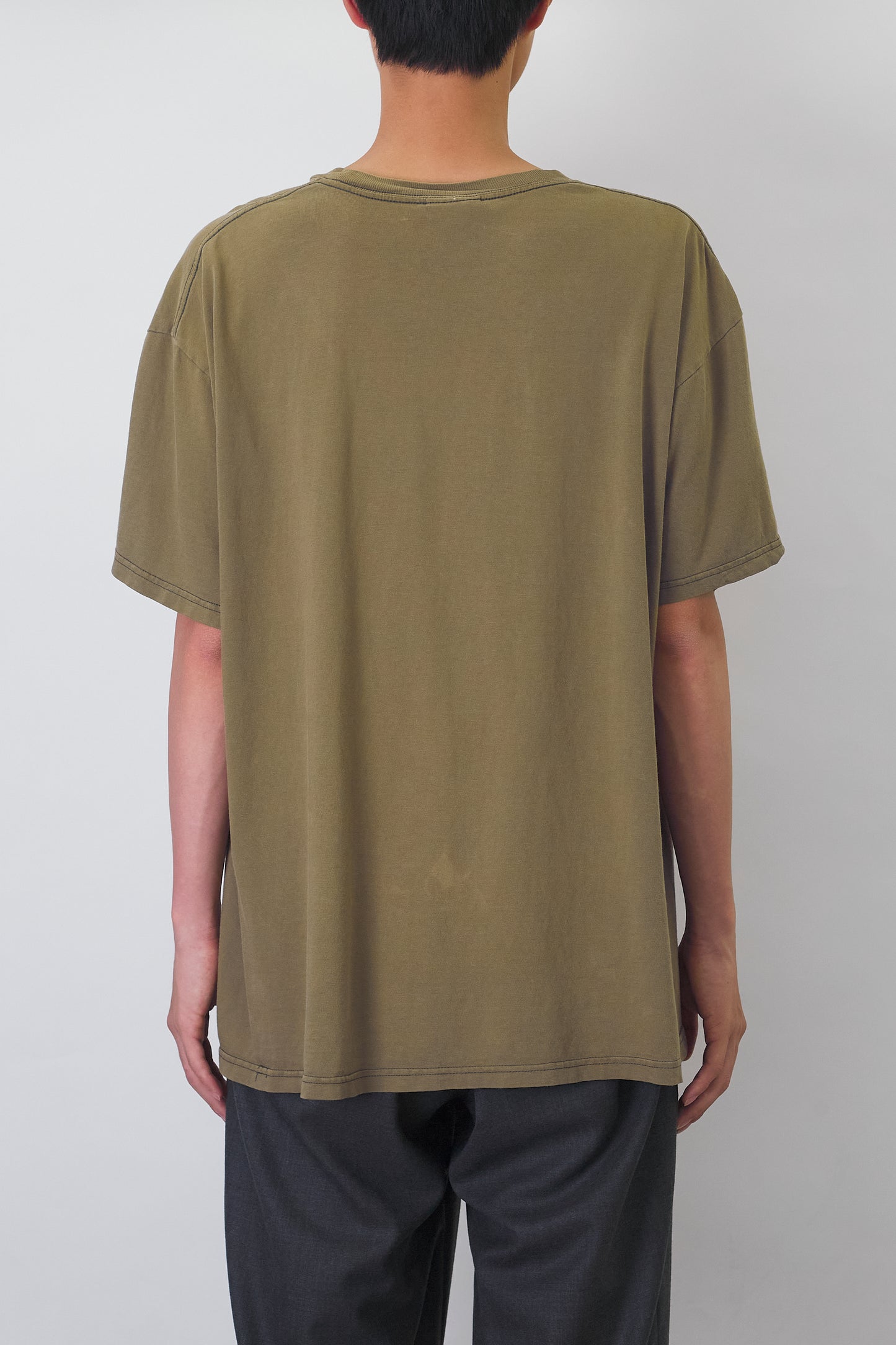 NIKE FADED KHAKI COTTON HALF SLEEVE TEE SHIRT