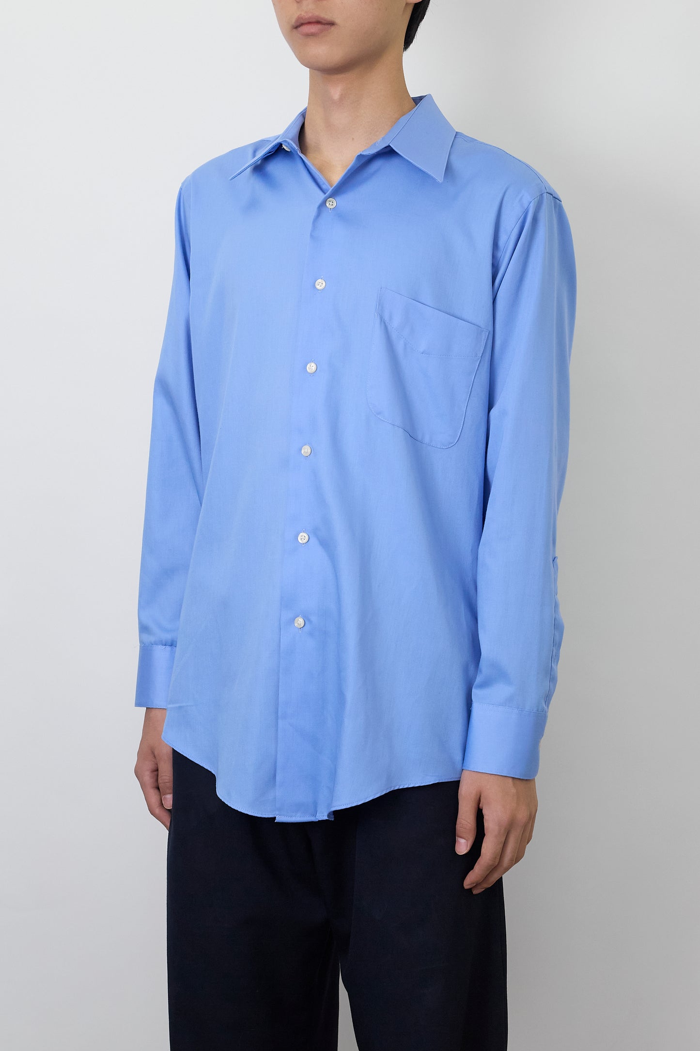 VINTAGE SKY BLUE WIDE SHIRT