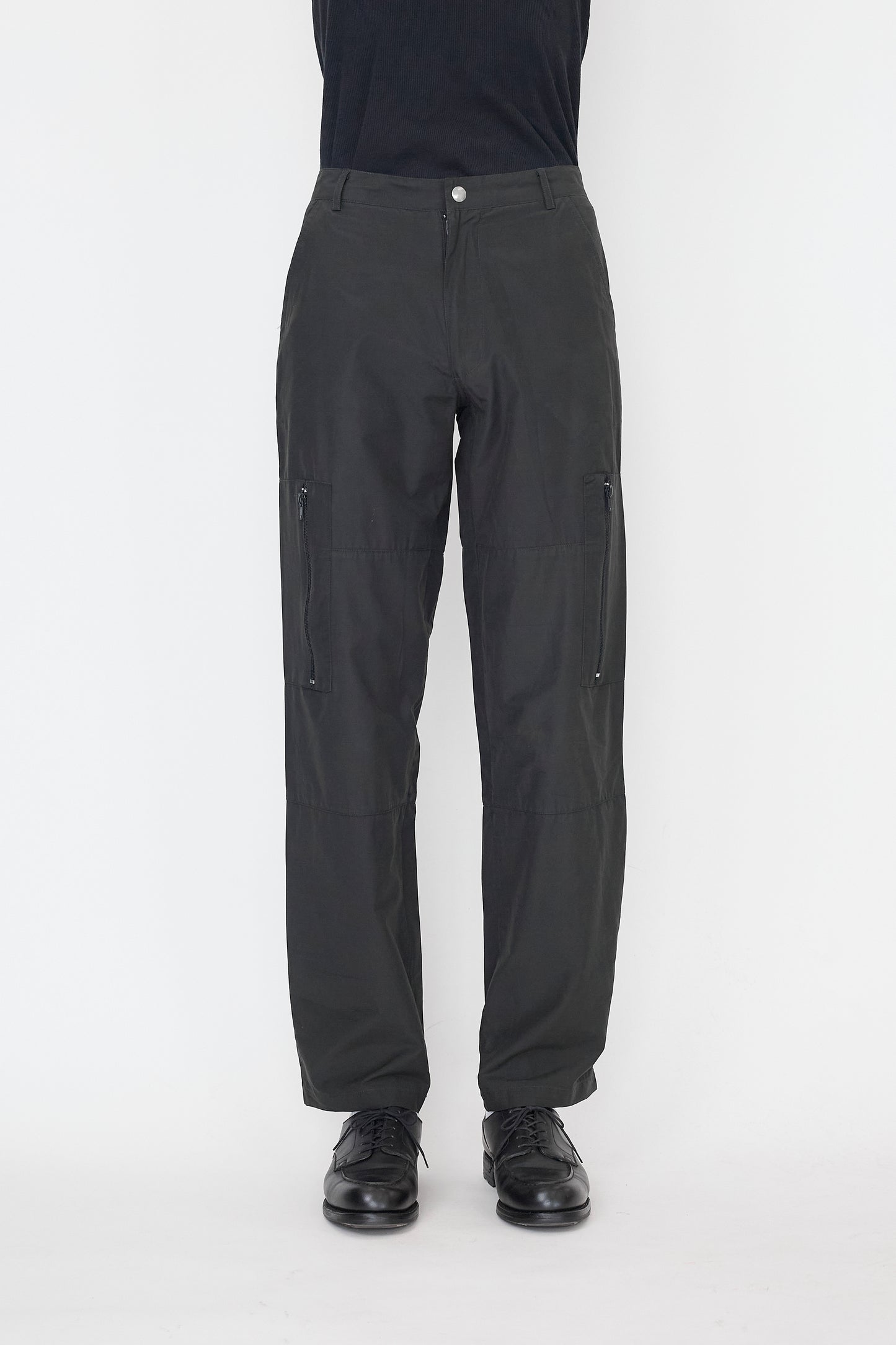 VINTAGE GRAY TECH WIDE PANTS