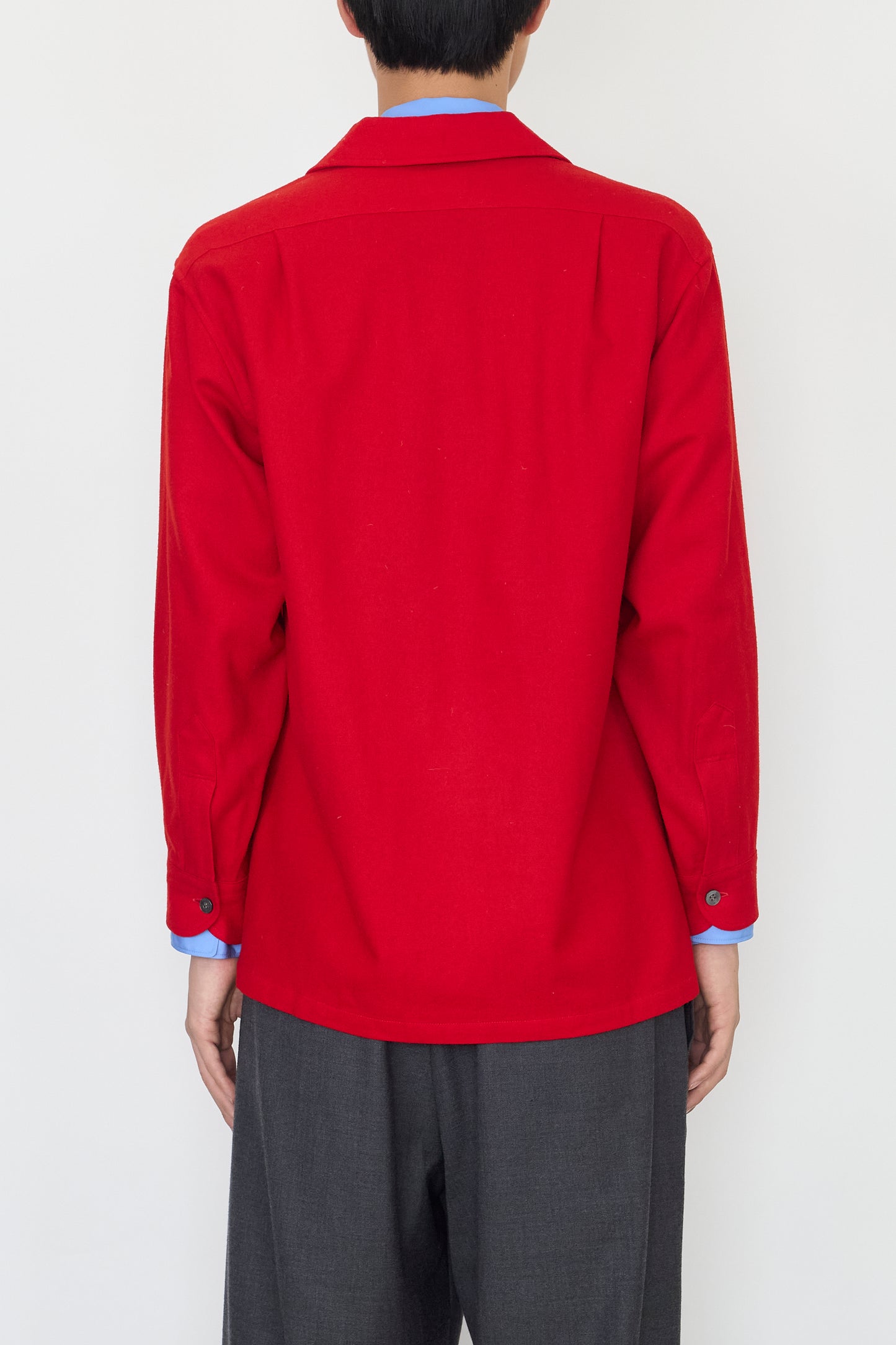 PENDLETON RED WOOL SHIRT MADE IN USA