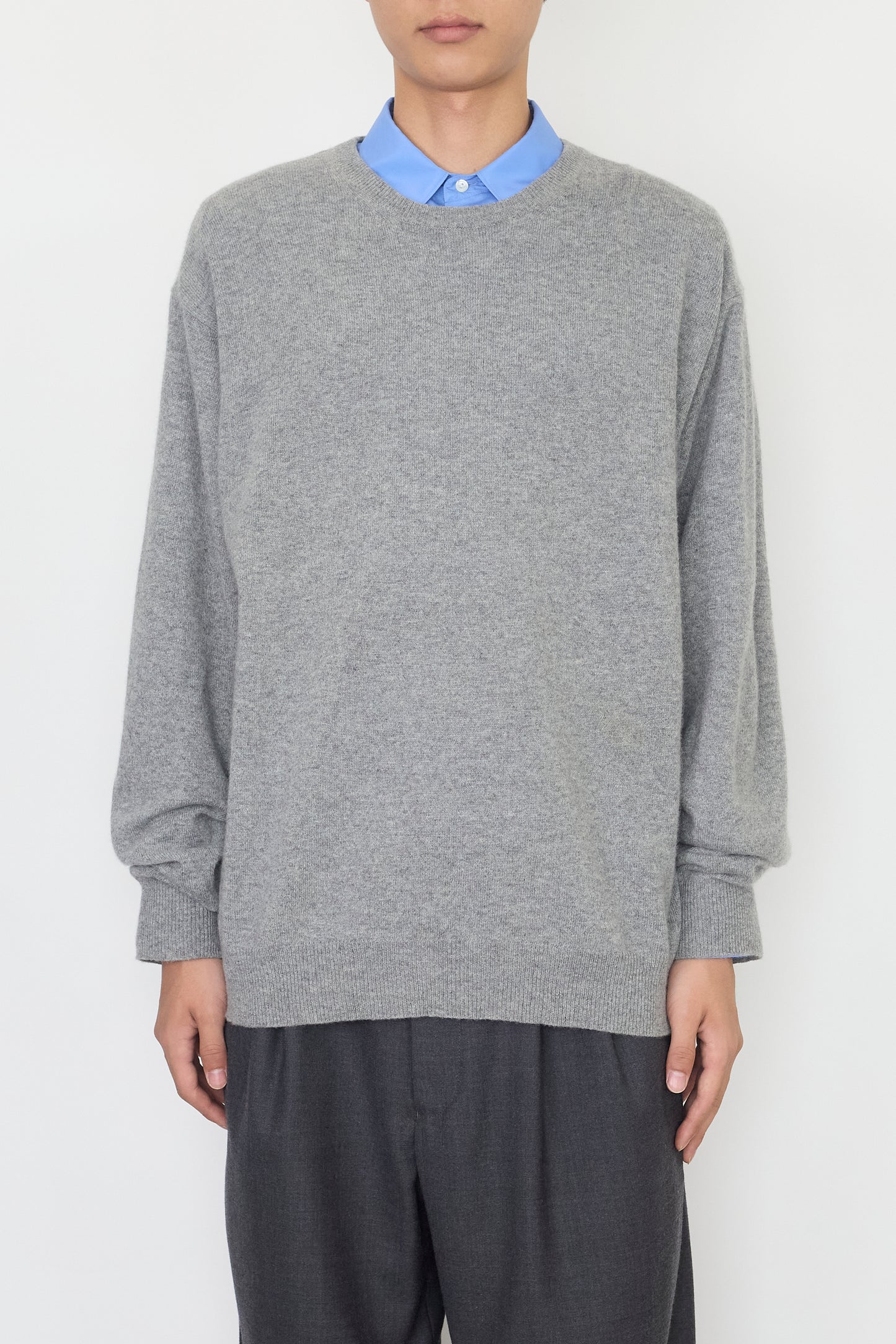 VINTAGE LIGHAT GRAY CASHMERE KNIT