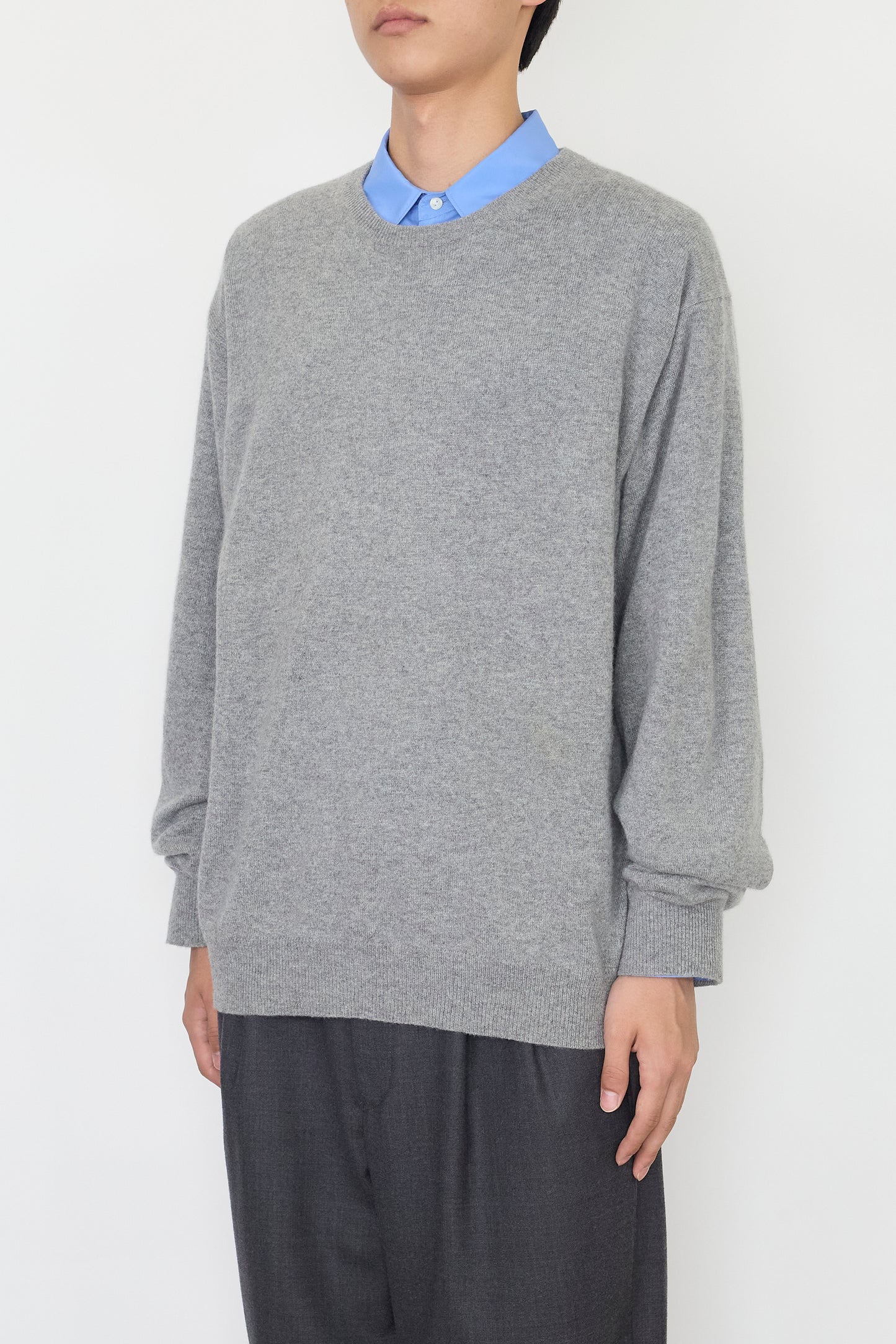 VINTAGE LIGHAT GRAY CASHMERE KNIT