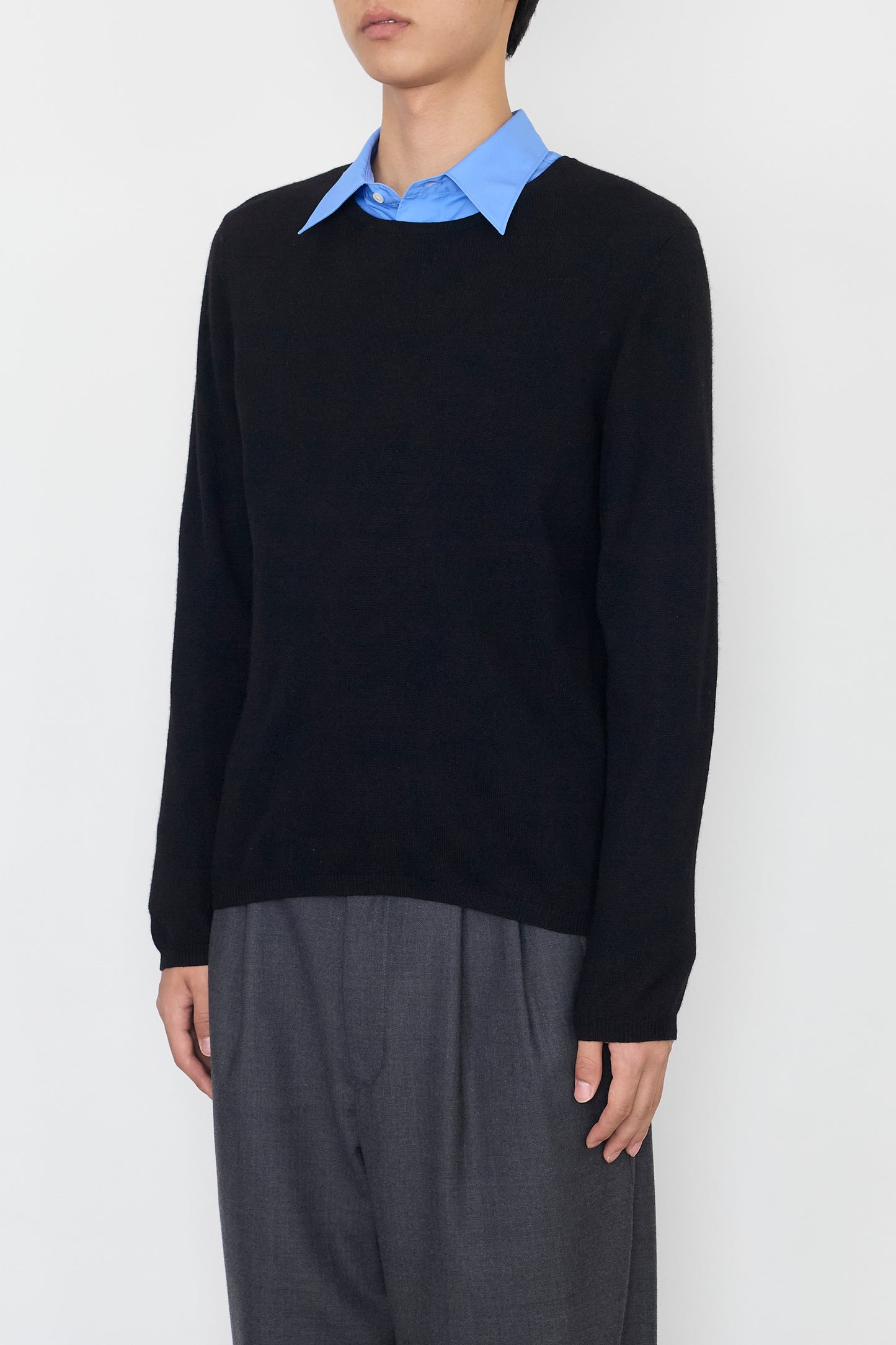VINTAGE BLACK CASHMERE KNIT