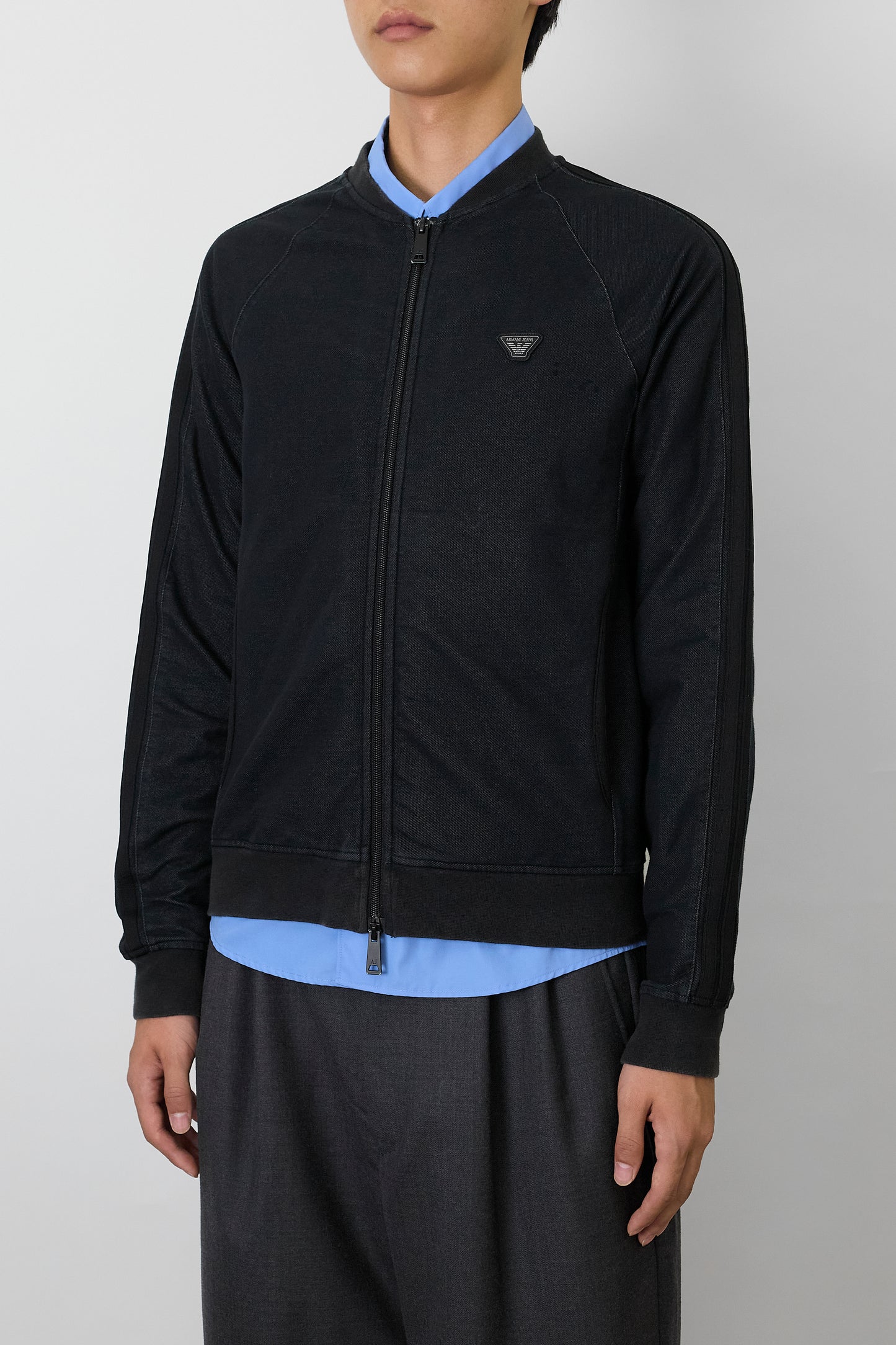 ARMANI JEANS INDIGO DENIM SHORT JACKET