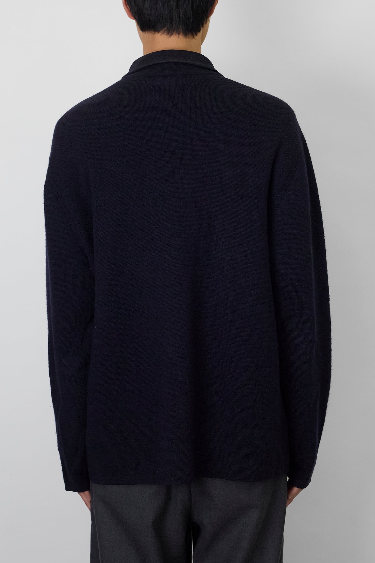 VINTAGE NAVY WOOL HALF ZIP KNIT MADE IN AUSTRALIA