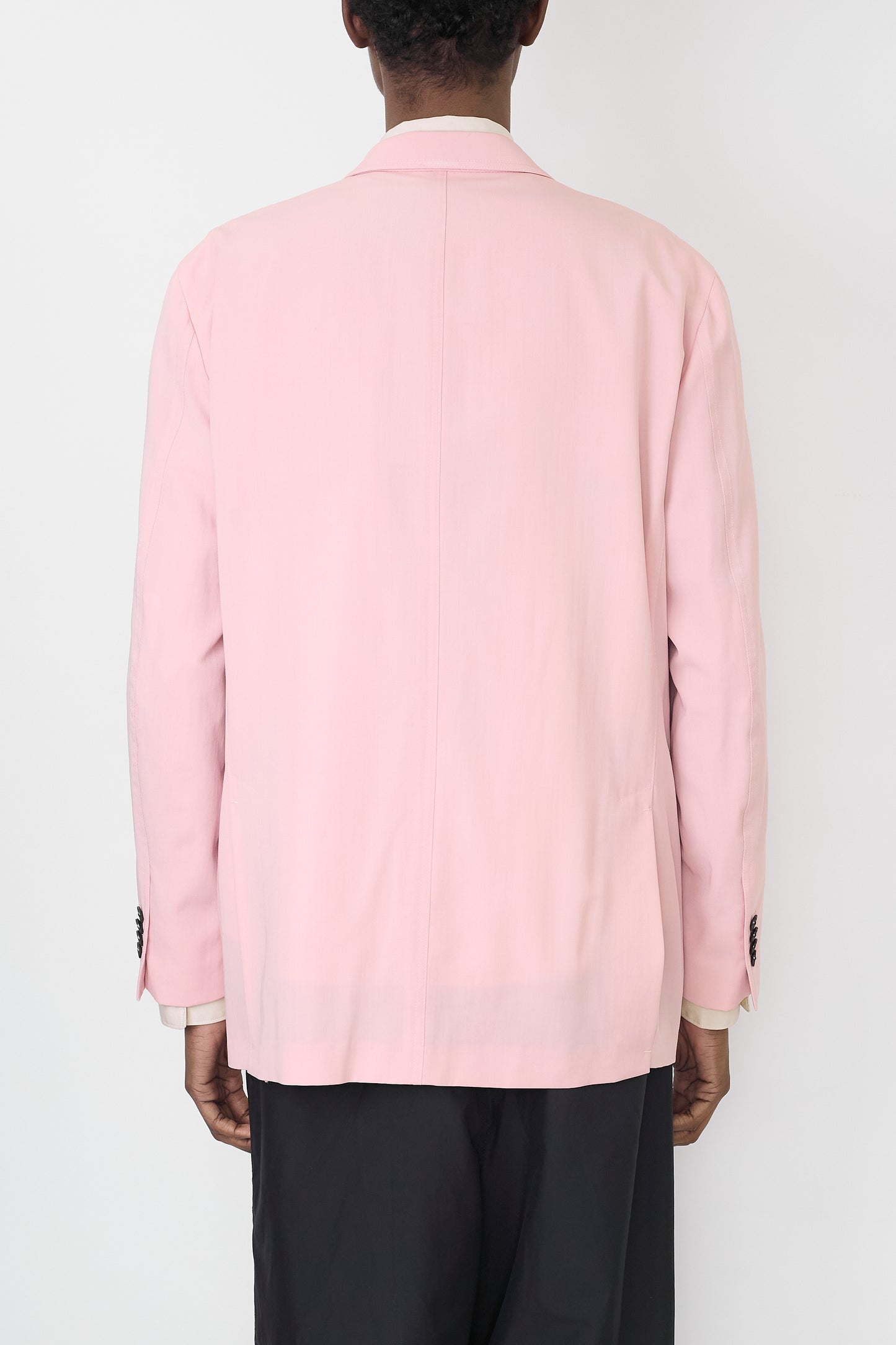 VALENTINO BY PICCIOLI PINK WOOL TAILORED JACKET