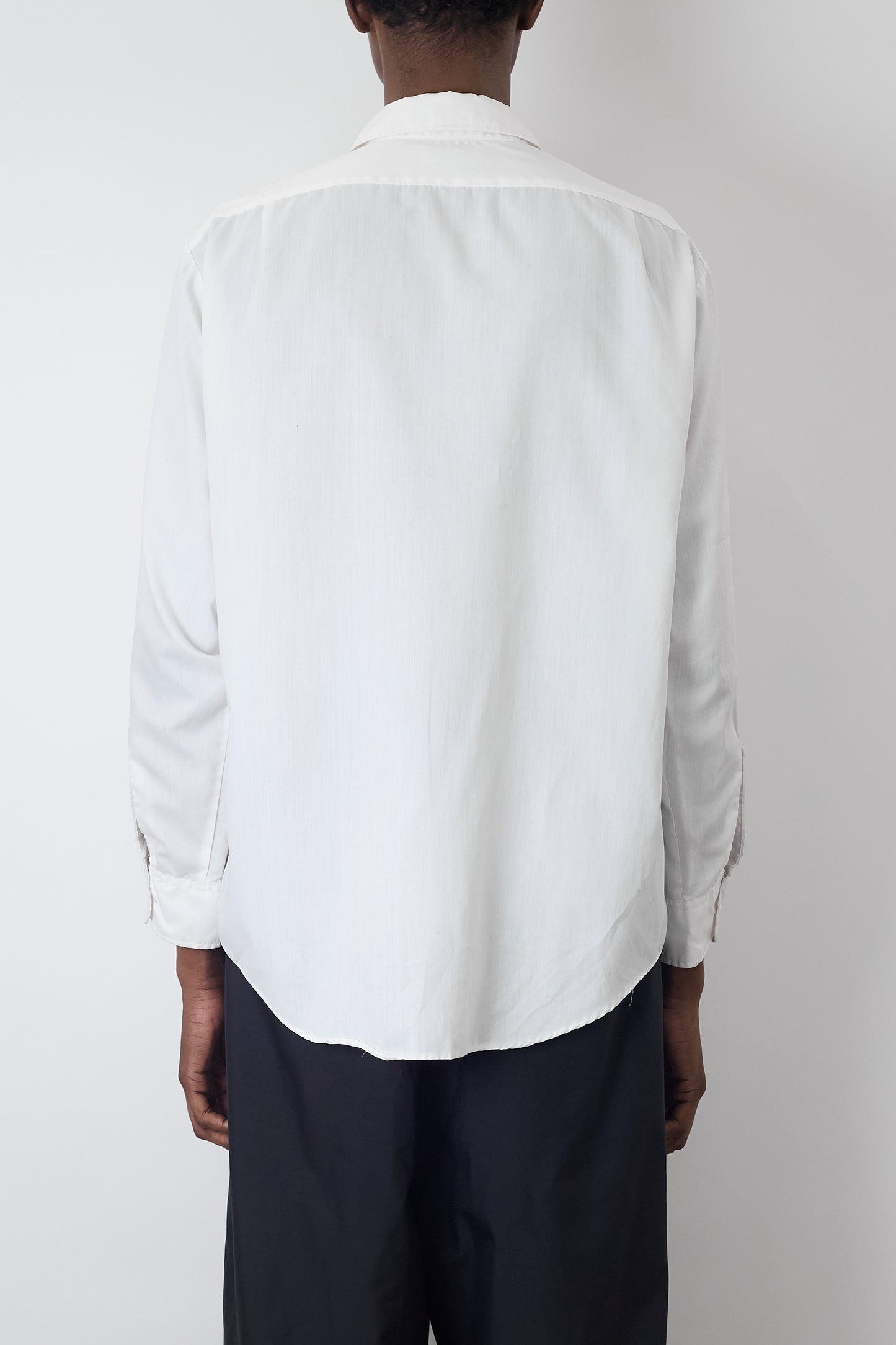 TOWNCRAFT BY JC PENNEYS WHITE CLASSIC SHIRT