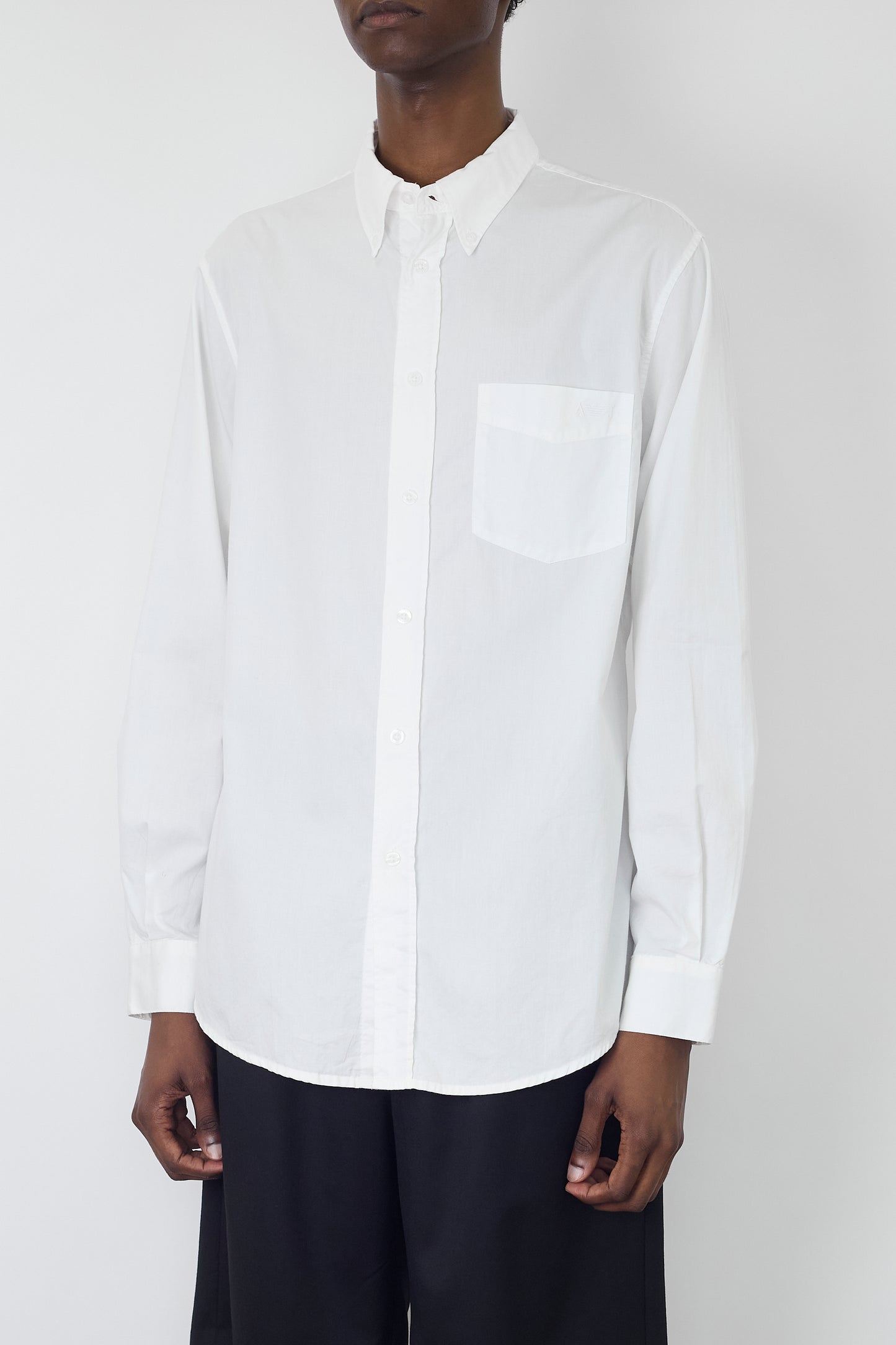 ARMANI JEANS WHITE CLASSIC SHIIRT MADE IN ITALY