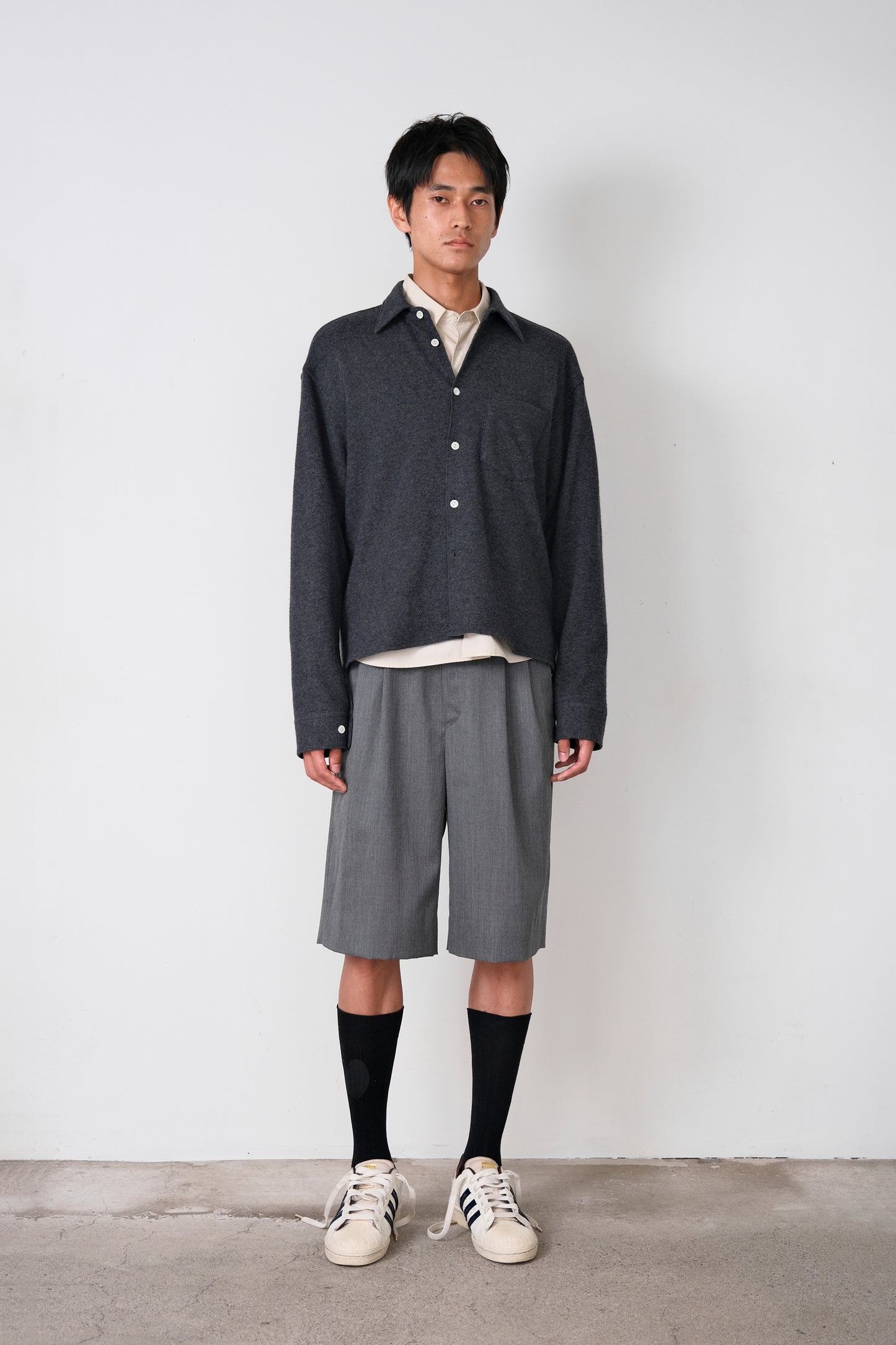 NTRUL CLASSIC KNIT SHIRT GRAY