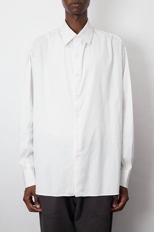 PRADA OVERSIZED WHITE CLASSIC SHIRT