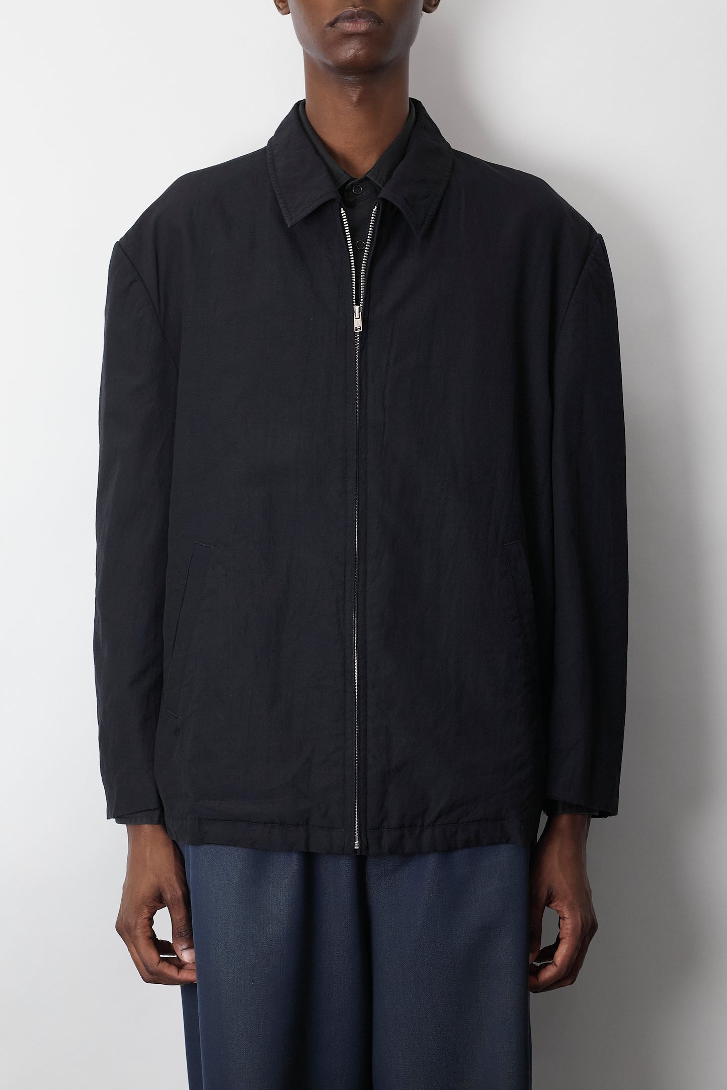 COMME DES GARCONS HOMME WOOL GABARDINE SHORT JACKET